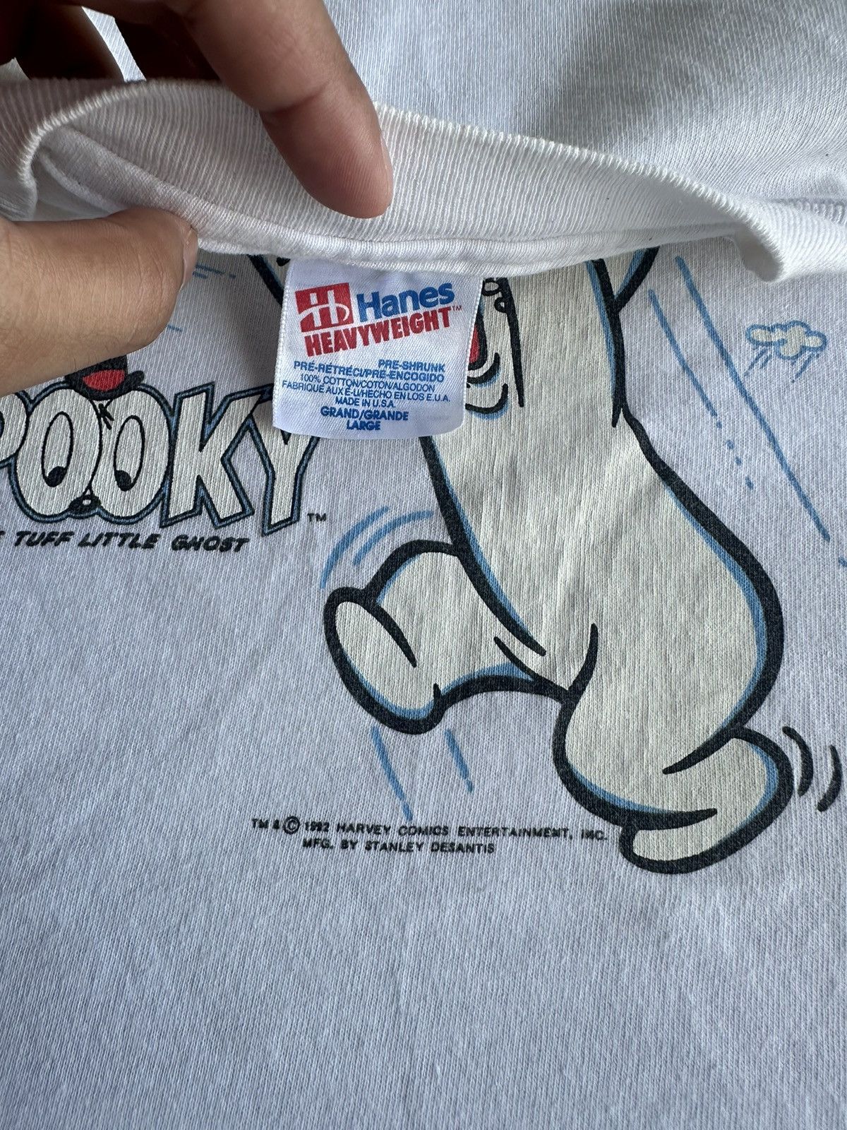 Vintage Vintage 90’s Spooky The Tuff Little Ghost Stanley Desantis Size US L / EU 52-54 / 3 - 3 Thumbnail