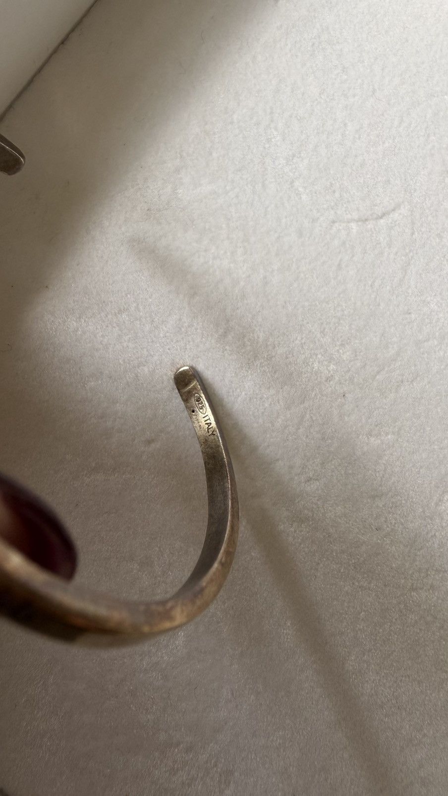 Maison Margiela Maison margiela logo slim cuff bracelet Size ONE SIZE - 6 Thumbnail