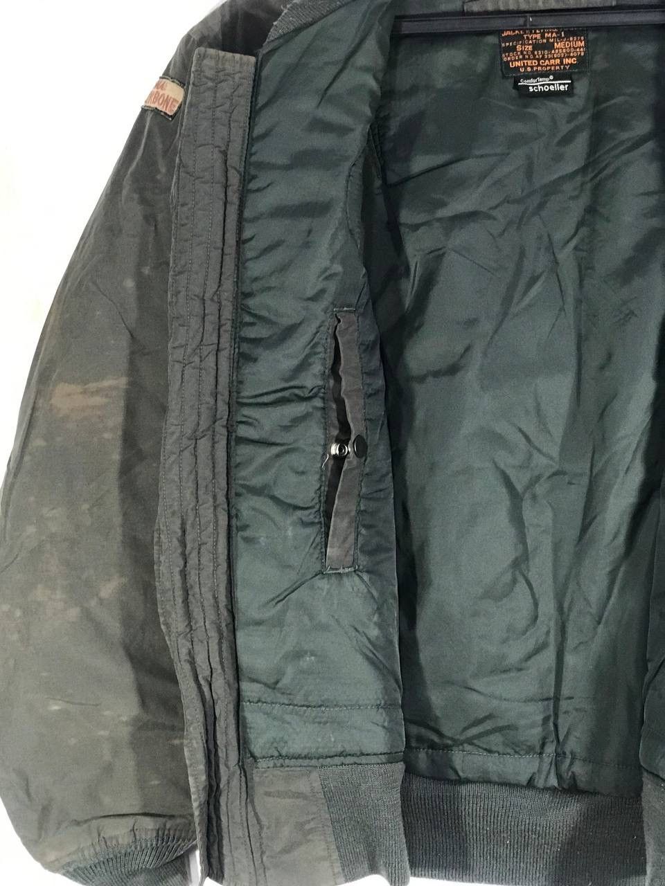 Buzz Rickson's Vintage flying jacket MA-1 buzz rickson schoeller Size US M / EU 48-50 / 2 - 17 Thumbnail