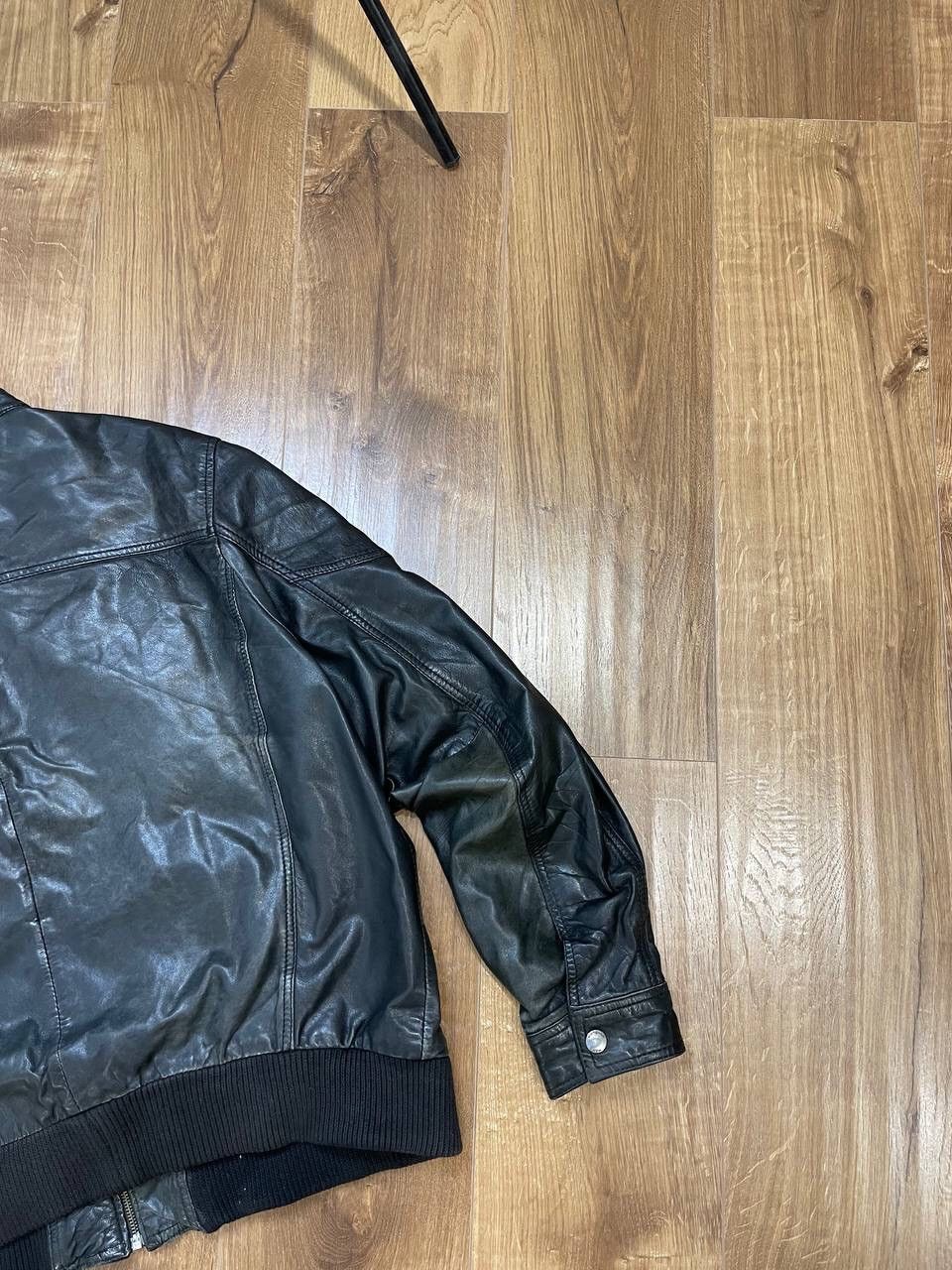 Genuine Leather Vintage Genuine Leather Aviator Leather Jacket Garment Dyed Size US L / EU 52-54 / 3 - 17 Thumbnail