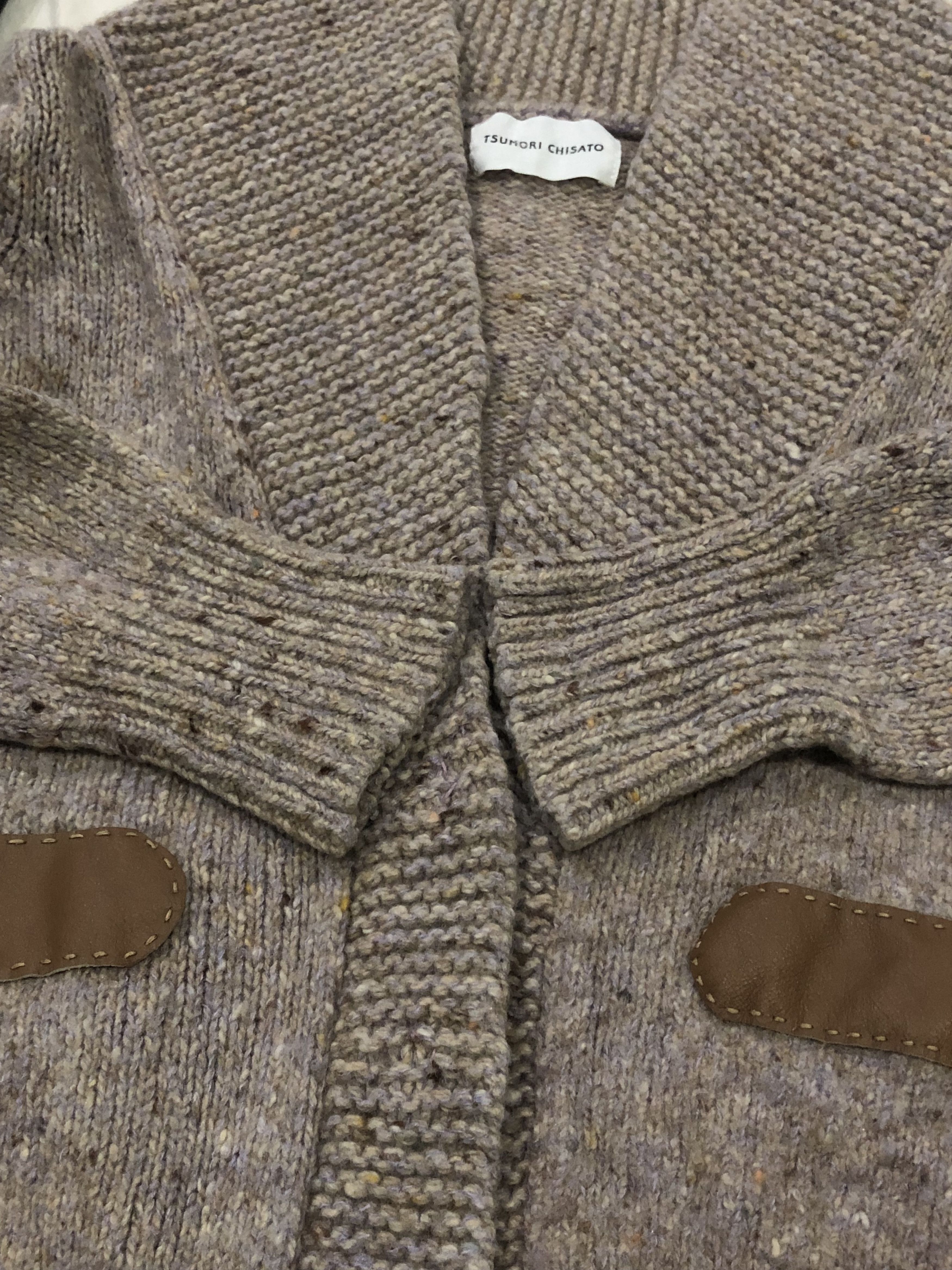 Tsumori Chisato Tsumori Chisato Japanese Designer Tweed Knit Cardigan Size S / US 4 / IT 40 - 8 Thumbnail
