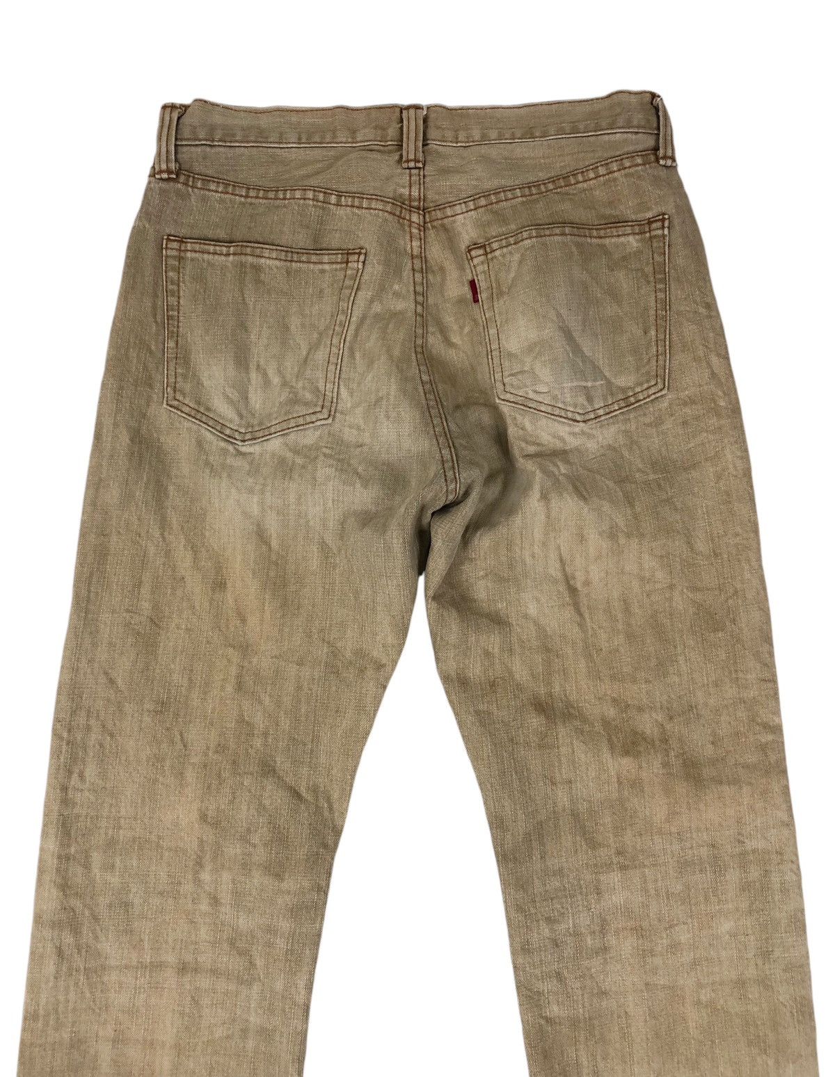 Eternal × Japanese Brand Eternal Distress Ripped Dirty Patina Denim Jeans Size US 31 - 13 Thumbnail