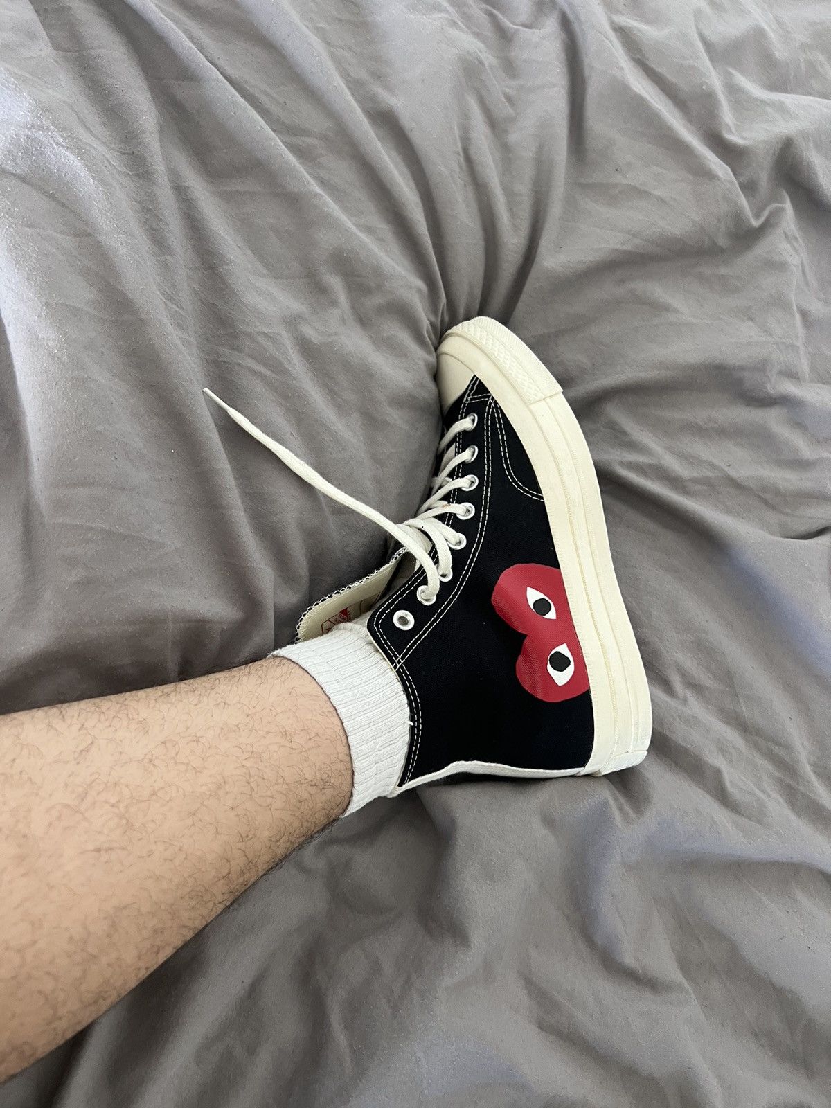Comme des Garcons × Converse Comme de Garçon Converse Footwear Size US 8 / EU 41 - 13 Thumbnail