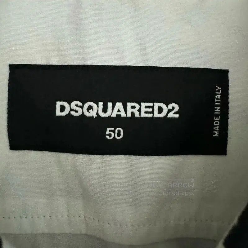 Dsquared2 DSQUARED2 Men's White Graphic Print Shirt . Size US L / EU 52-54 / 3 - 4 Thumbnail