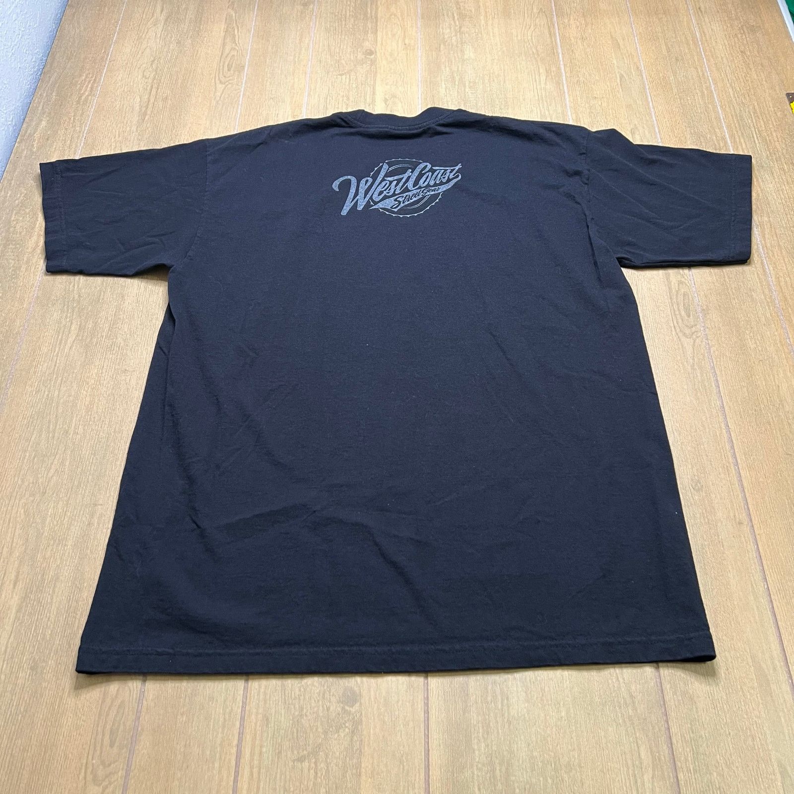 Vintage Y2K West Coast Street Gear Skull Graphic T-Shirt Mens 2XL Size US XXL / EU 58 / 5 - 4 Thumbnail