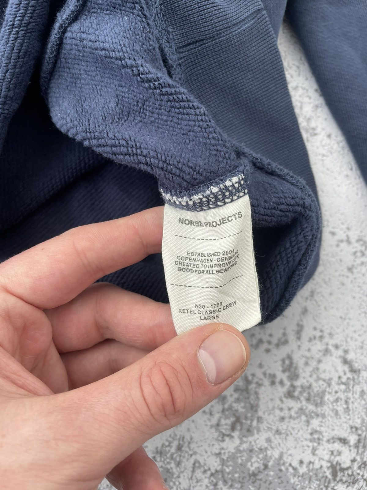 Norse Projects Vintage Norse Projects Base Sweatshirt Size US L / EU 52-54 / 3 - 5 Thumbnail