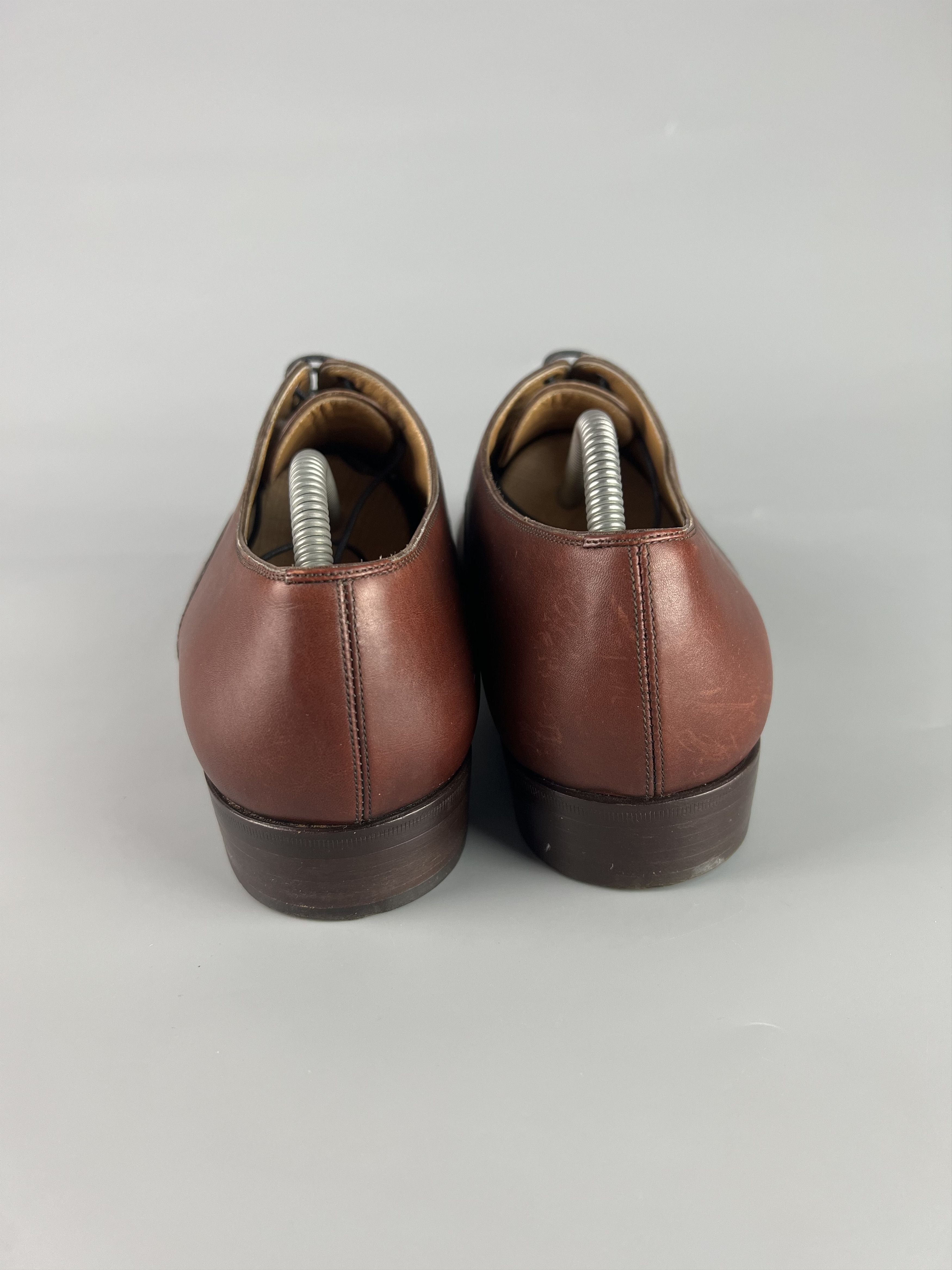 Ermenegildo Zegna Ermenegildo Zegna Brown Oxford Shoes Size US 9 / EU 42 - 4 Thumbnail