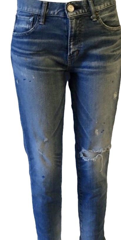 MOUSSY Moussy Vintage Dixie Paint Splattered Jean Size 29" - 14 Thumbnail