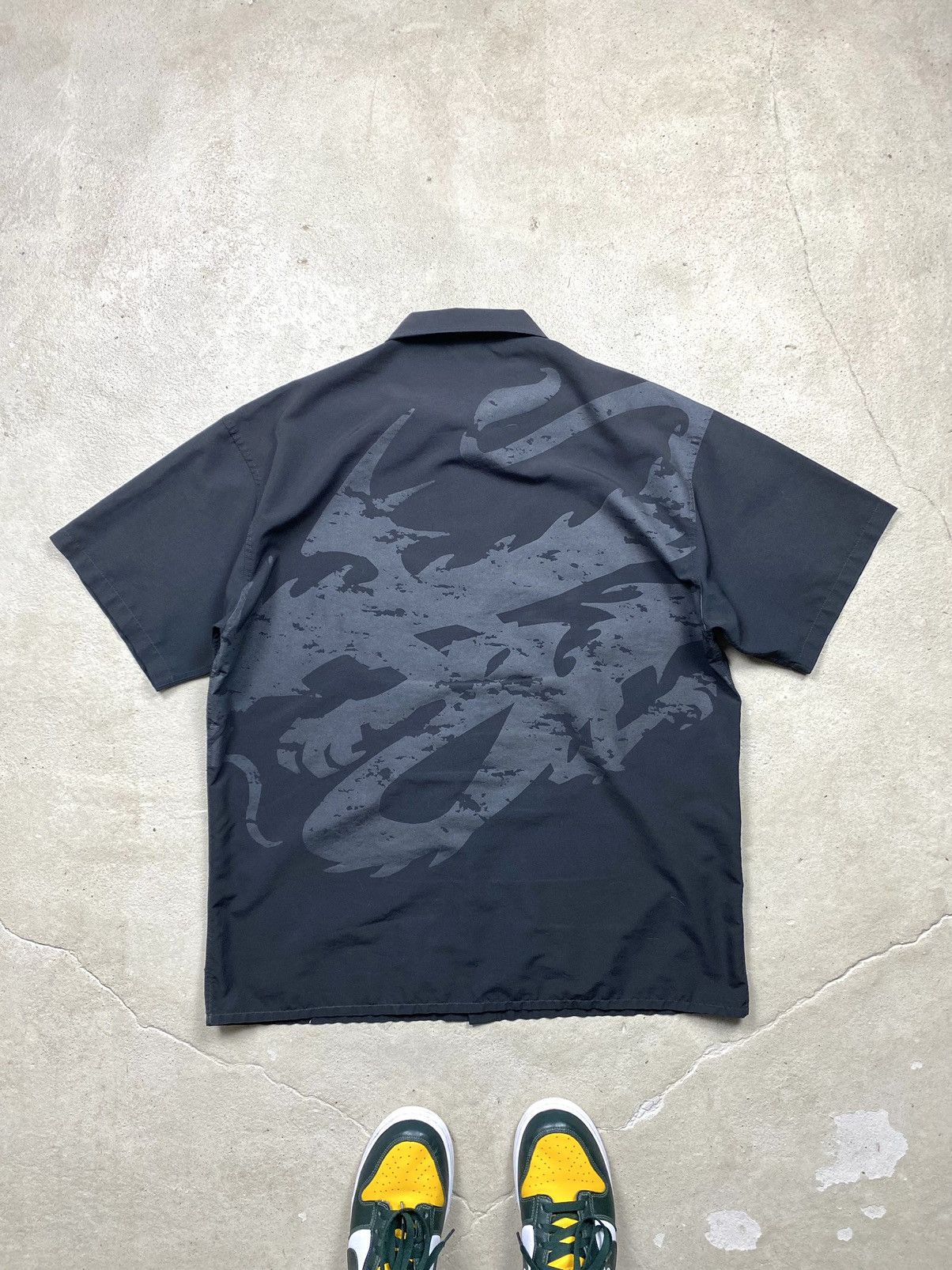 JNCO × Tapout × Tribal Streetwear Vintage Japanese Dragon Bad Boy Shirt Enjoy Size US M / EU 48-50 / 2 - 2 Thumbnail