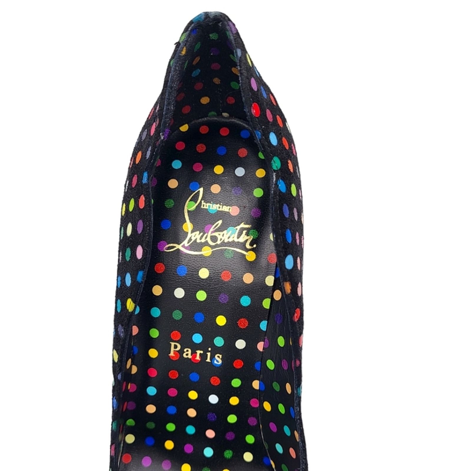 Christian Louboutin Christian Louboutin Hot Chick 100 Polka Dot Pumps Multi 36 Size US 5.5 / IT 35.5 - 8 Thumbnail