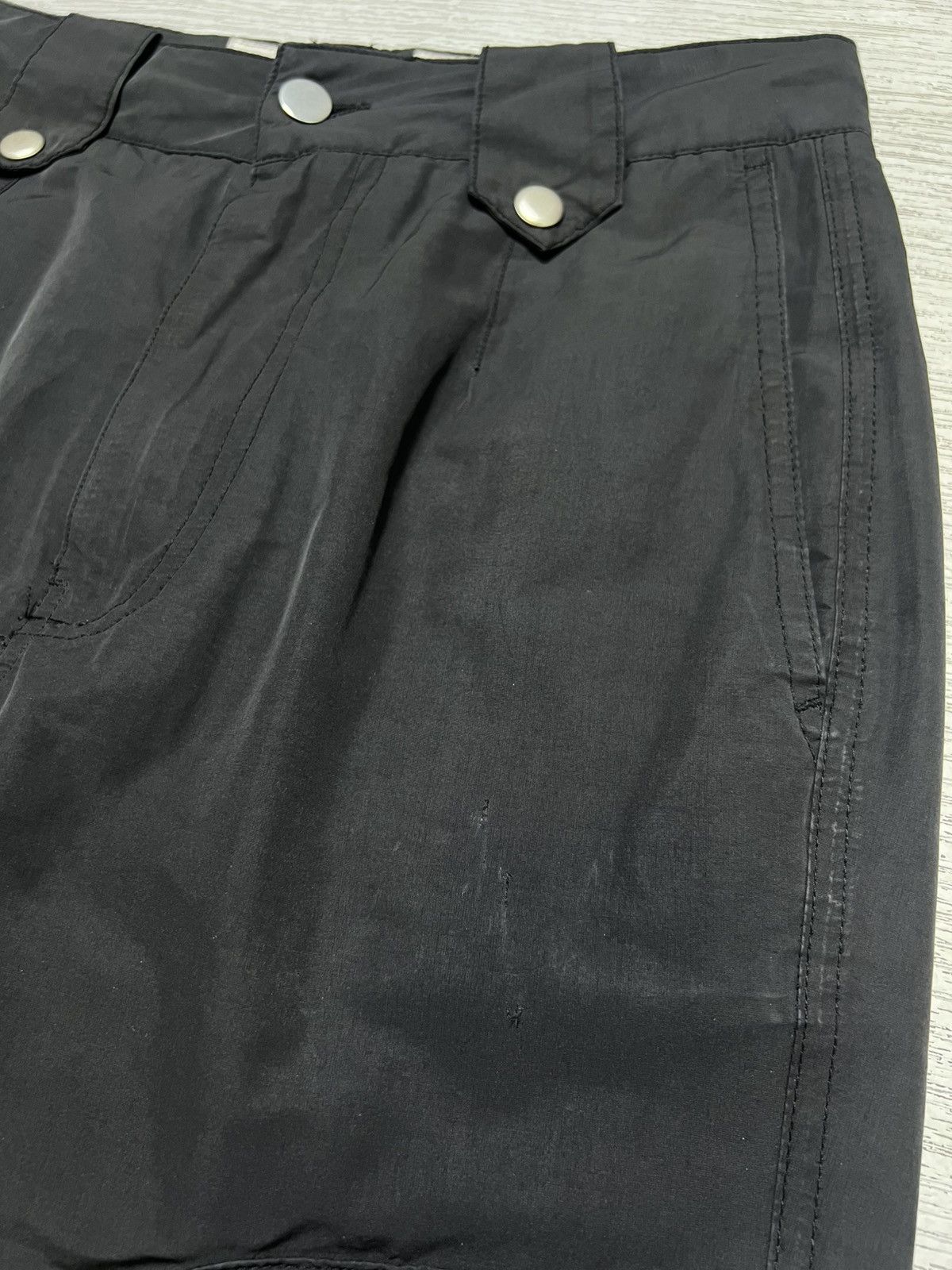 FFFPOSTALSERVICE FFFPostalService - Charcoal Flared Cargo Pants V.1 Size US 27 - 6 Thumbnail