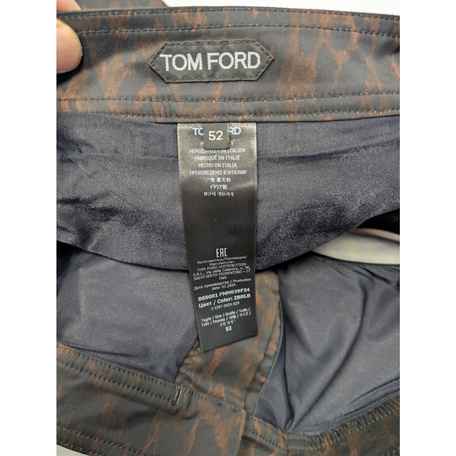 Tom Ford o1rshd1 cheetah-print swim shorts in Multicolor Size US 36 / EU 52 - 19 Thumbnail