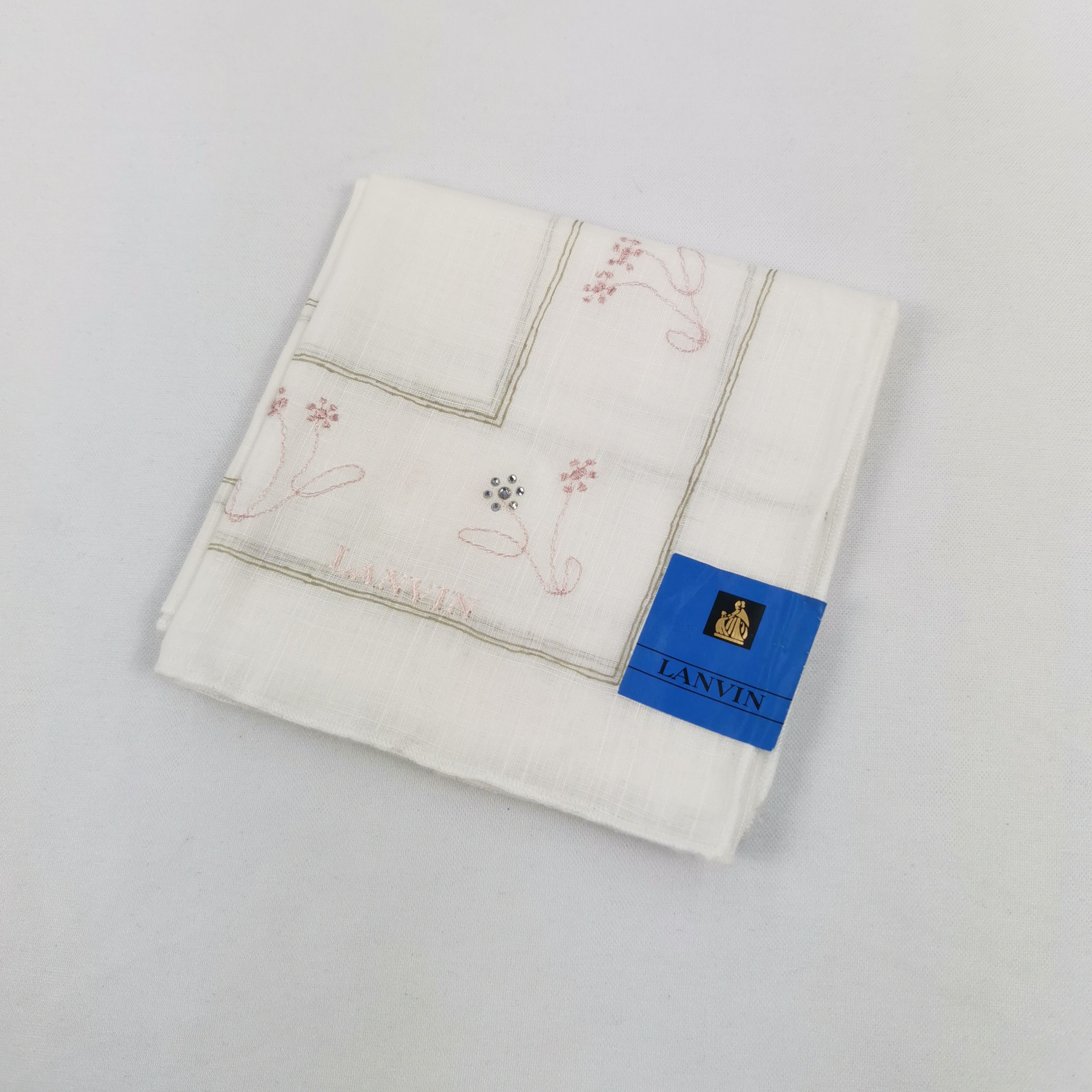 Lanvin BNWT Vintage Lanvin Handkerchief Neckerchief Bandana Size ONE SIZE - 3 Thumbnail