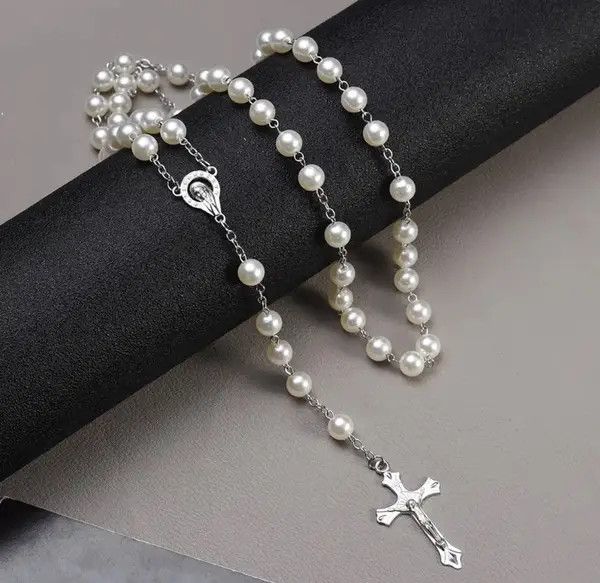 Jewelry Saint Benedict Rosary Necklace Chain Catholic Church Jesus Size ONE SIZE - 1 Thumbnail
