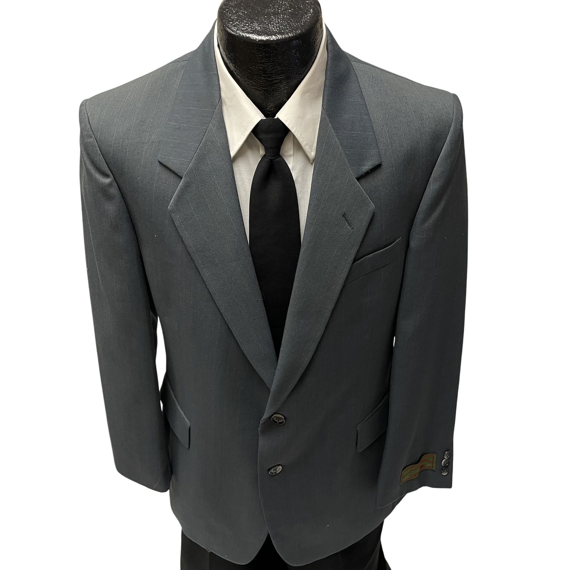 Other NWT NEW NoS Vtg Webster Sport Coat CHALK Stripe Jacket Size 42R - 1 Thumbnail