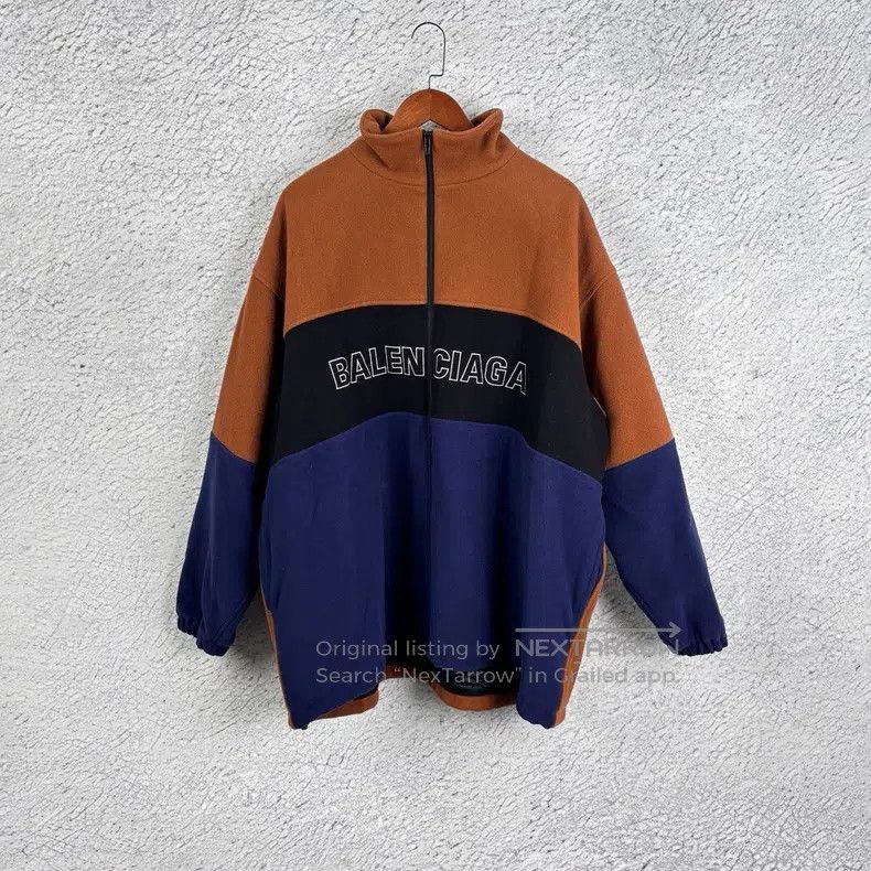 Balenciaga Balenciaga Color matching fleece fleece fleece jacket jack Size US S / EU 44-46 / 1 - 1 Thumbnail