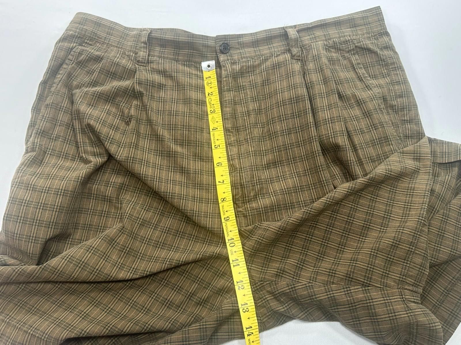 Banana Republic Banana Republic Classic Plaid Cotton Shorts Brown Mens 36 Size US 36 / EU 52 - 4 Thumbnail