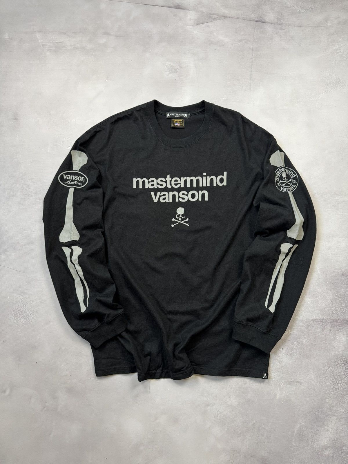 VANS mastermind スカルデザイン 長袖Tシャツ M VANS mastermind