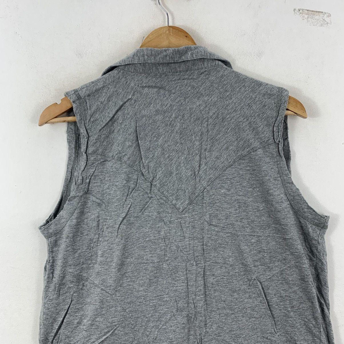 Japanese Brand PPFM Japanese Punk Brand Asymmetric Wrap Vest Cardigan Size S / US 4 / IT 40 - 5 Thumbnail