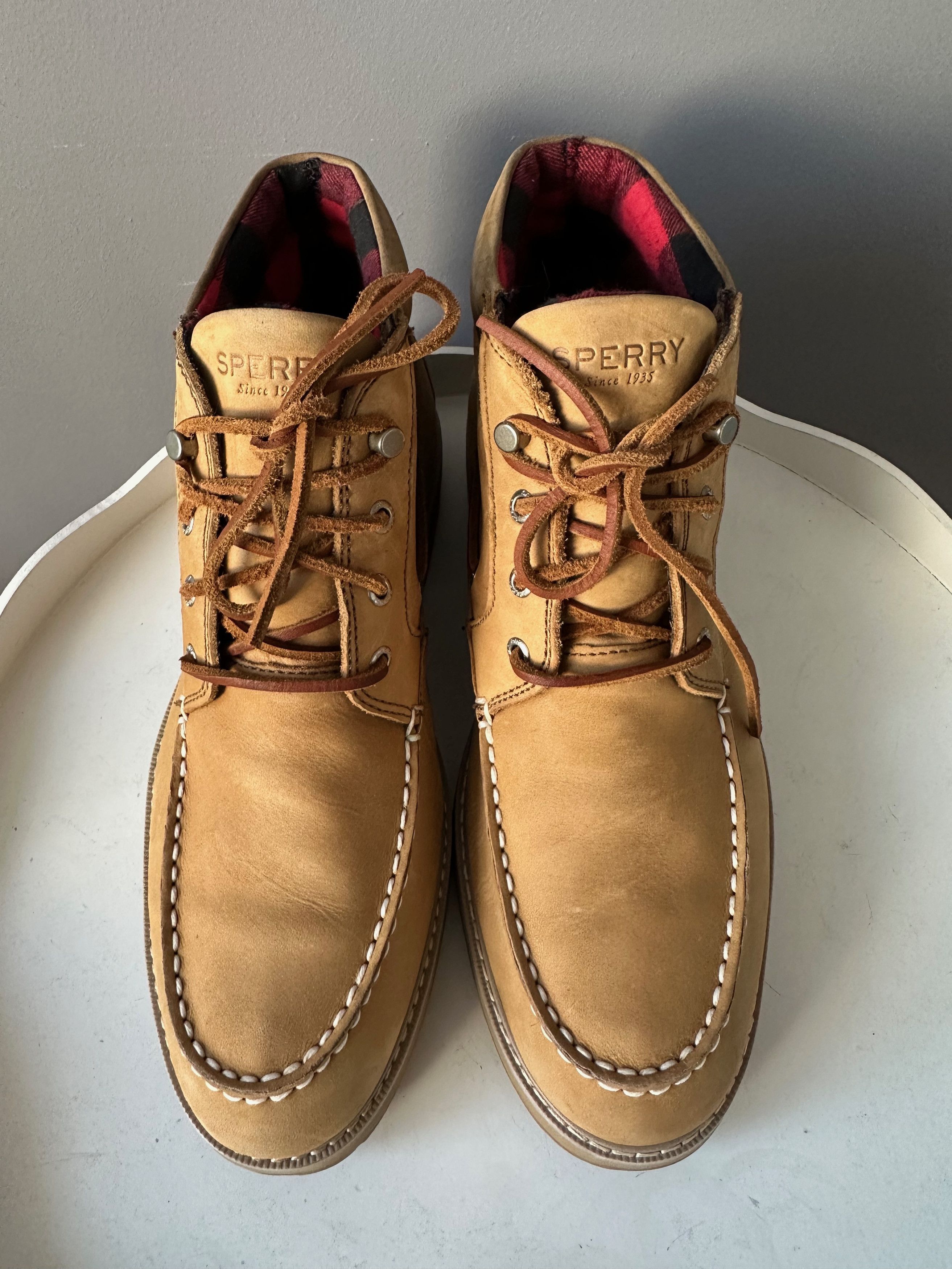 Sperry Sperry Waterproof Shoes Lug Chukka Boot Tan Leather Size US 12 / EU 45 - 5 Thumbnail