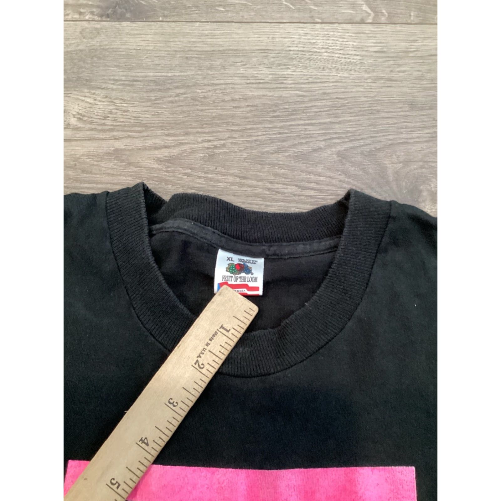 Vintage VINTAGE Fruit Of The Loom Shirt Mens XL Jazz Festival 1990s Black Crew Neck T-Shirt Logo USA Musi c 90s Boys/Mens Size US XL / EU 56 / 4 - 4 Thumbnail