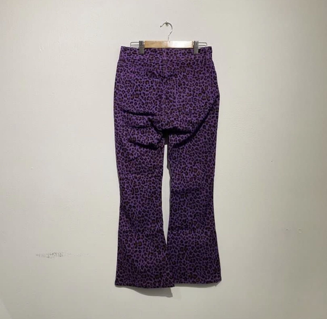 X-Girl × Xlarge Rare vintage X-girl leopard design bootcut wide leg Size 28" / US 6 / IT 42 - 2 Thumbnail