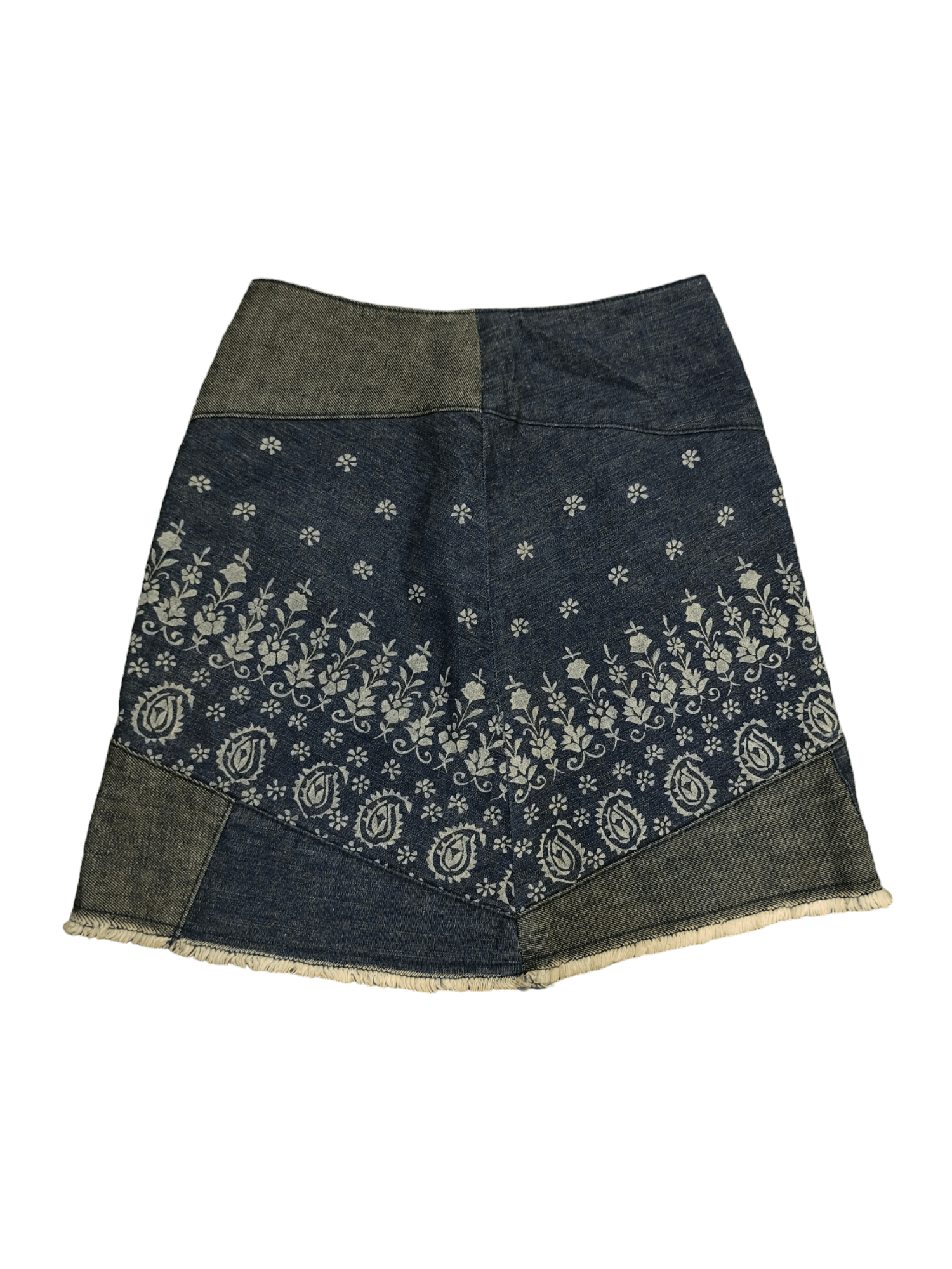 Burberry Burberry London Blue Label Paisley Patchwork Mini Skirt Size 24" / US 00 / IT 34 - 7 Thumbnail