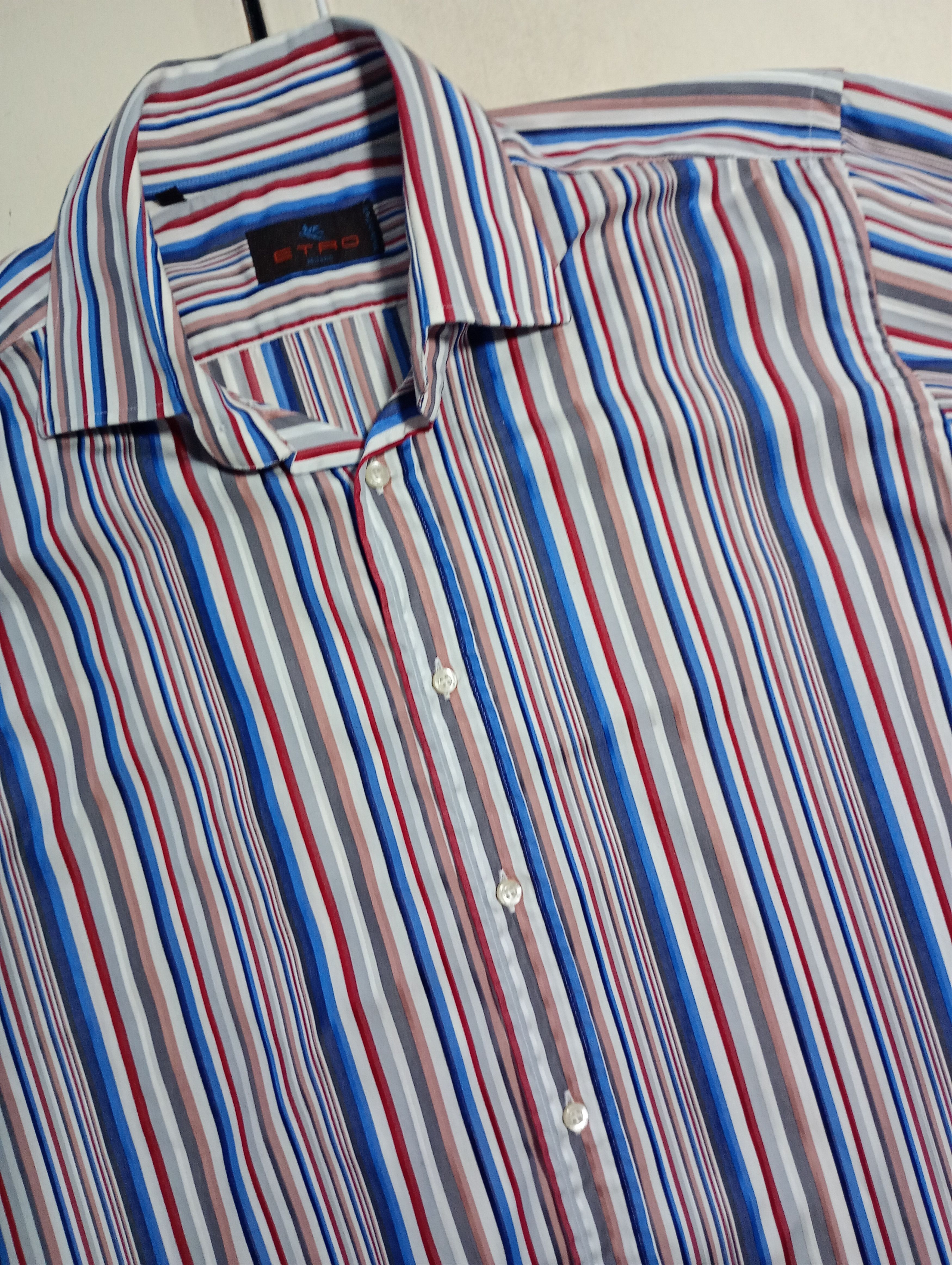 Etro Etro Milano Striped Shirt Size US L / EU 52-54 / 3 - 9 Thumbnail