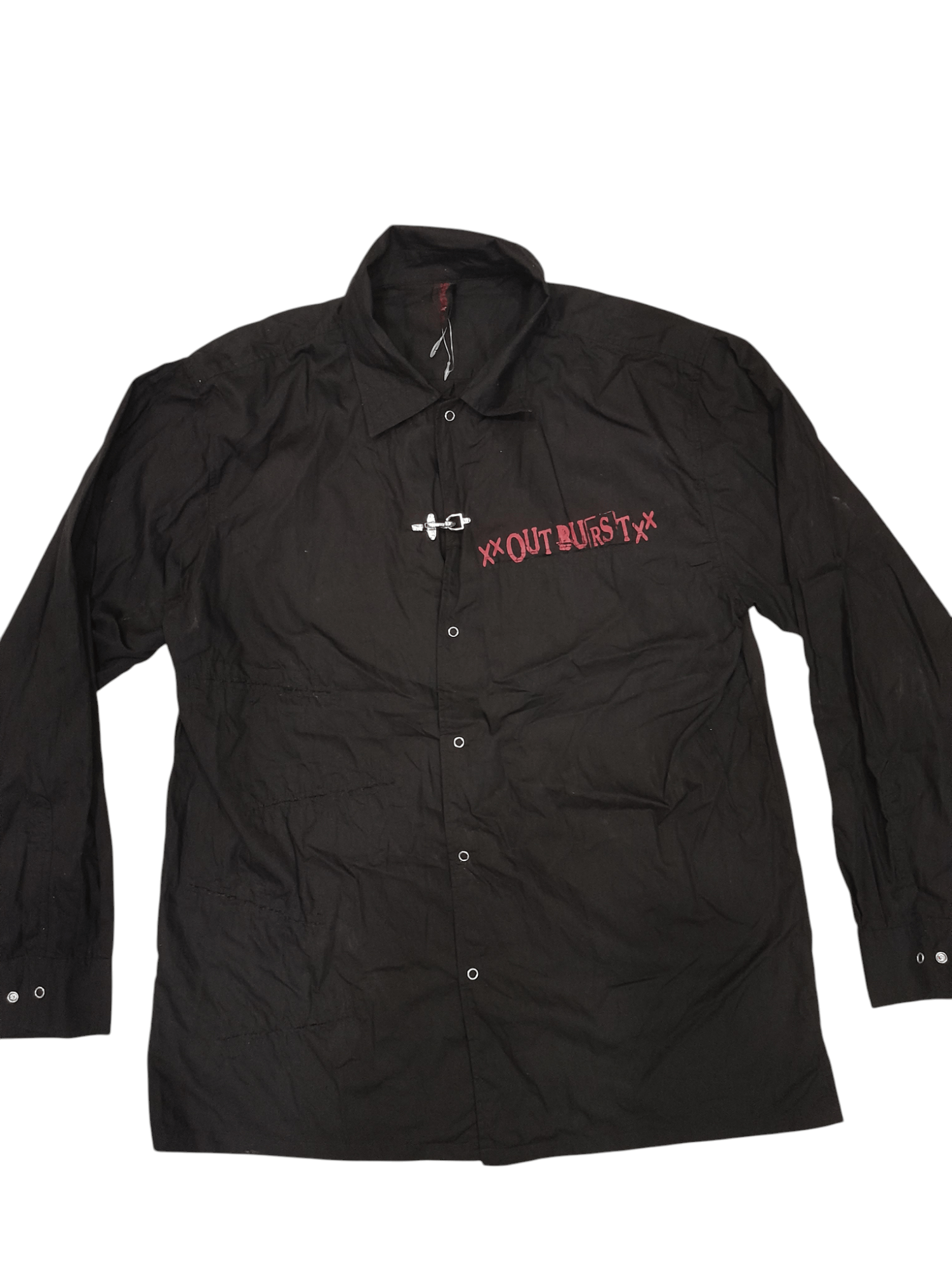 ZAPA Zapatear Punk Shirt Button (F556) Size US L / EU 52-54 / 3 - 2 Thumbnail