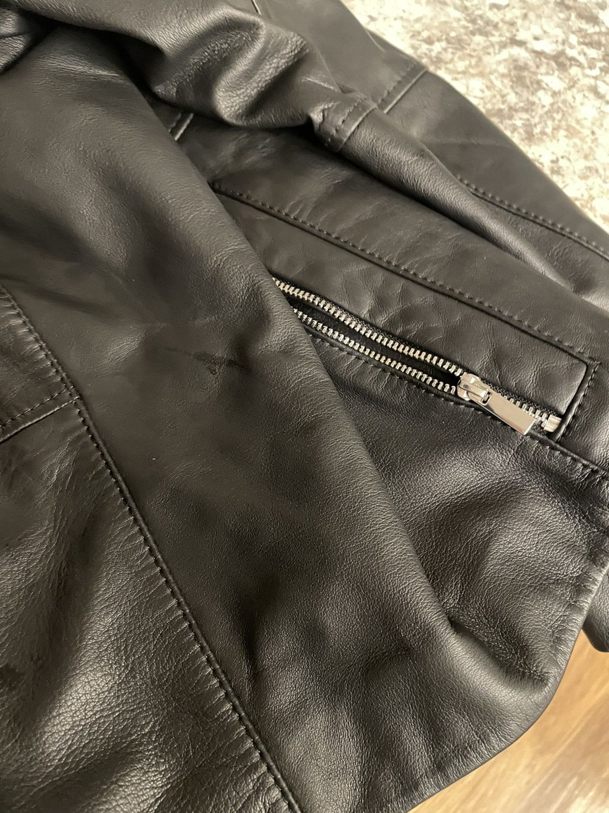 Wilsons Leather Lamb skin leather jacket Size US XL / EU 56 / 4 - 15 Thumbnail