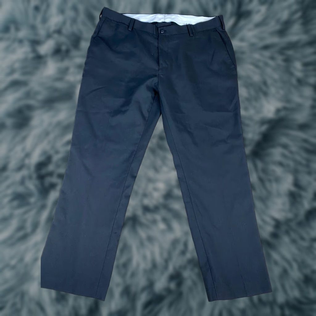 Vintage VINTAGE Louis Raphael Tailored Mens Black Slacks Work Pants Sz 40x30 Straight Leg Size US 40 / EU 56 - 1 Thumbnail