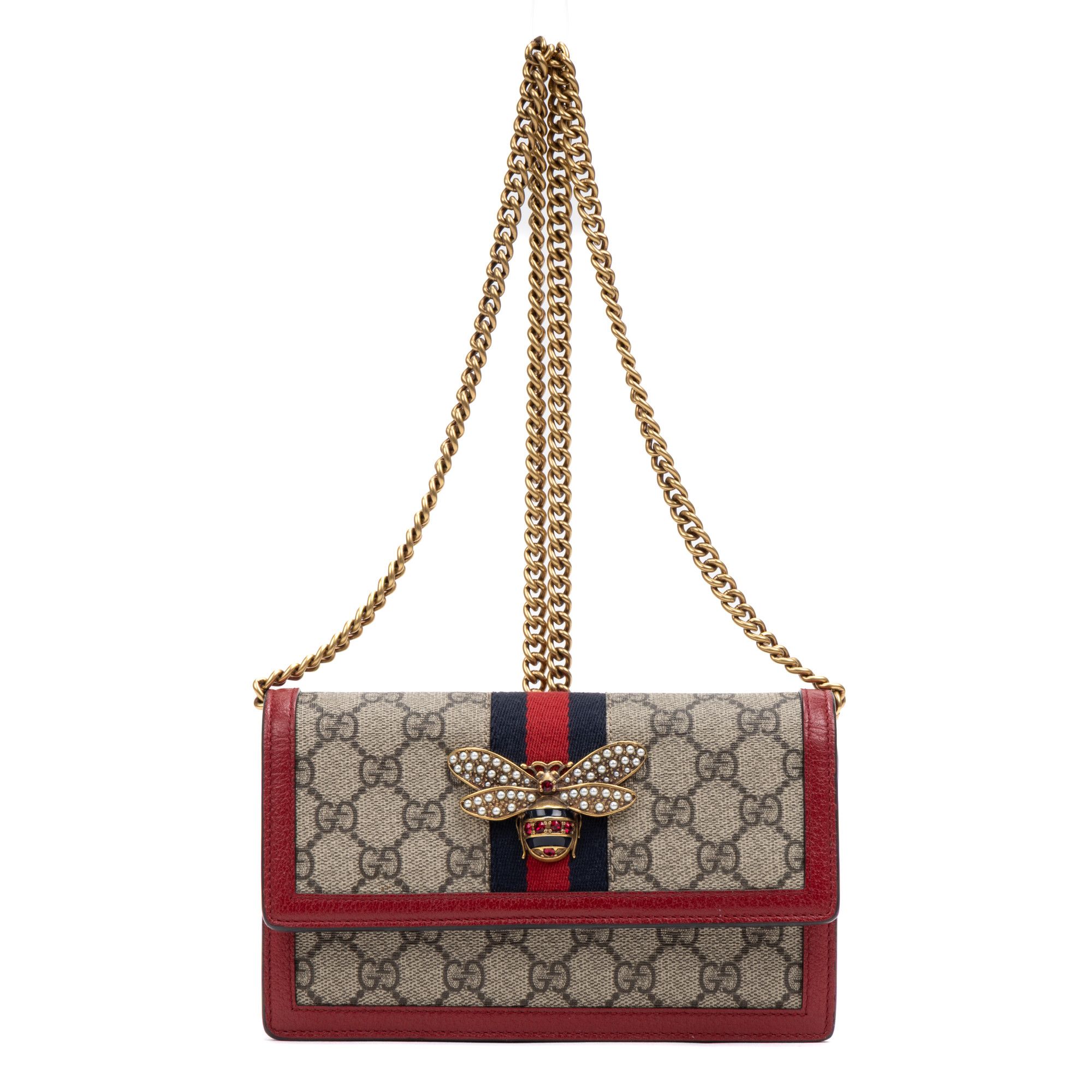 Gucci Queen Margaret Chain Wallet Size ONE SIZE - 1 Thumbnail