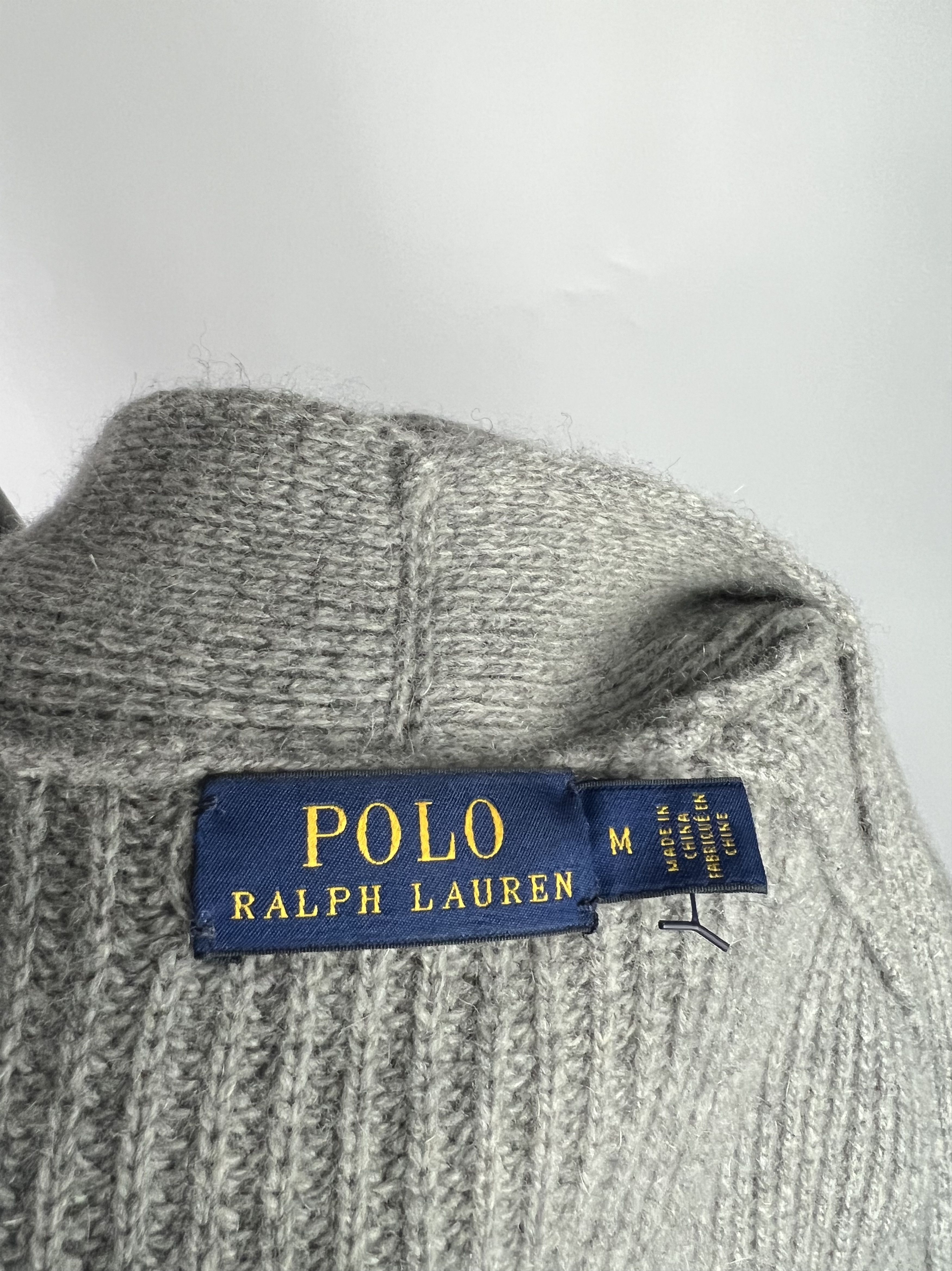 Polo Ralph Lauren × Ralph Lauren Polo Ralph Lauren Wool/Cashmere Ribbed Long Cardigan Size M Size M / US 6-8 / IT 42-44 - 6 Thumbnail