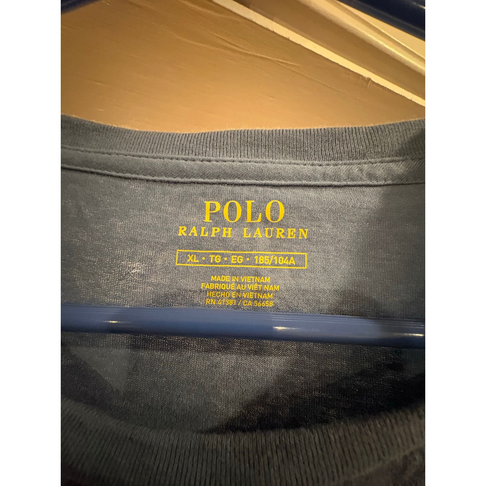 Polo Ralph Lauren Polo Ralph Lauren Men’s Crewneck T-Shirt – Blue – XL Size US XL / EU 56 / 4 - 5 Thumbnail