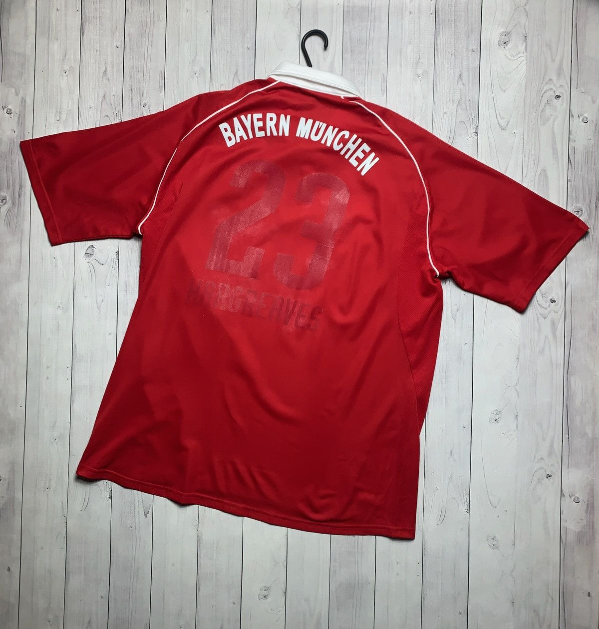 Vintage Vintage adidas Bayern Munich soccer jersey Hargreaves XXL Size US XXL / EU 58 / 5 - 3 Thumbnail