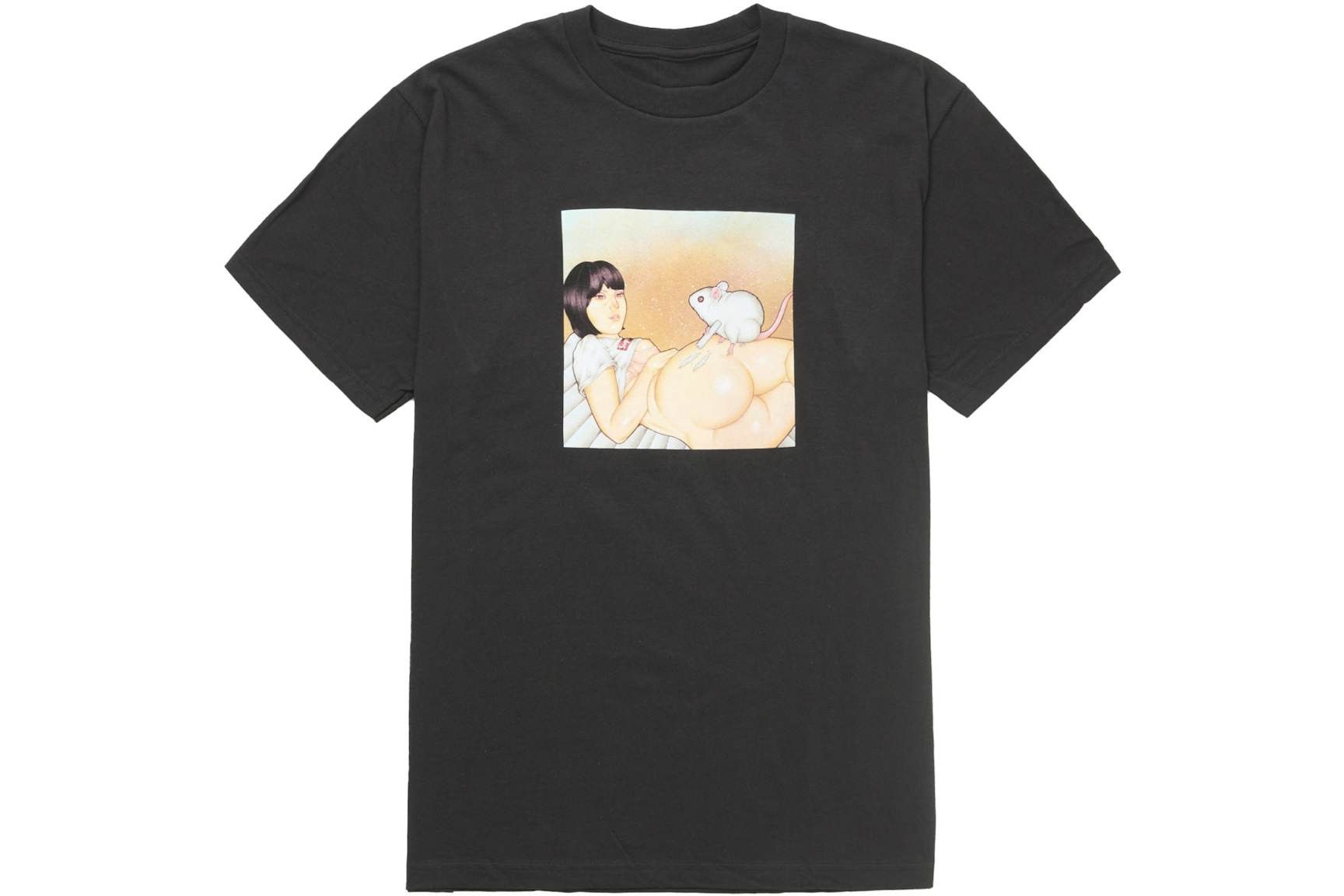 Designer Men’s Black T-Shirt | Premium Cotton Crew Neck Tee Size US S / EU 44-46 / 1 - 1 Thumbnail