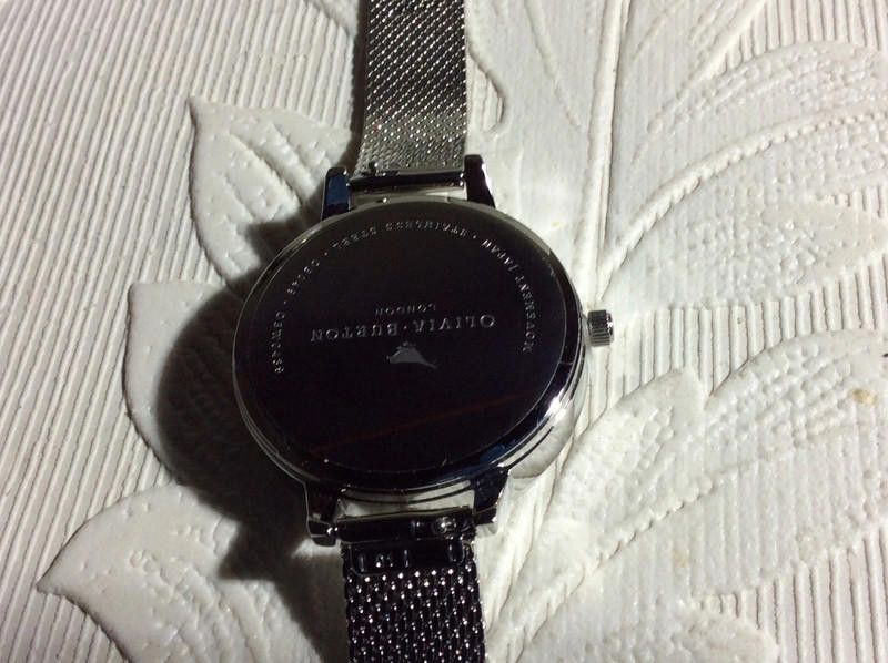 Designer Olivia silver ladies dial mesh stainless steel watch Size ONE SIZE - 12 Thumbnail