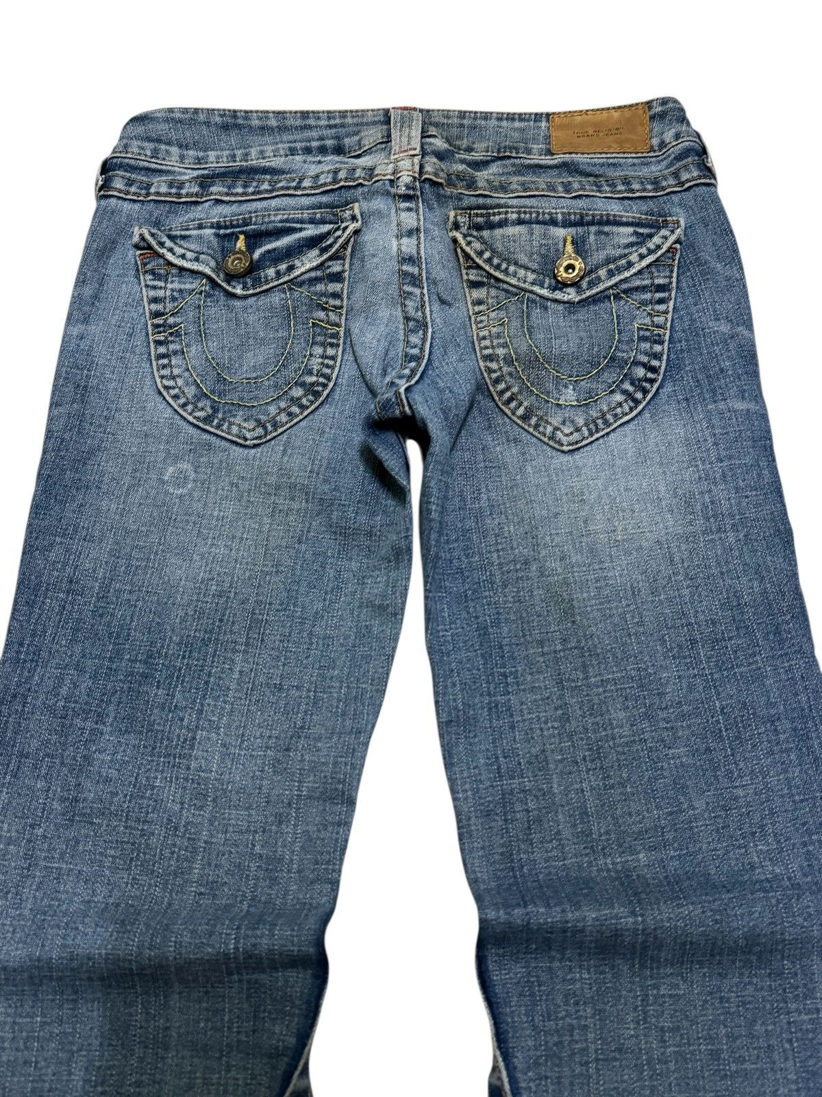 True Religion Y2K True Religion Flared Denim Signature Stitching Size US 29 - 7 Thumbnail