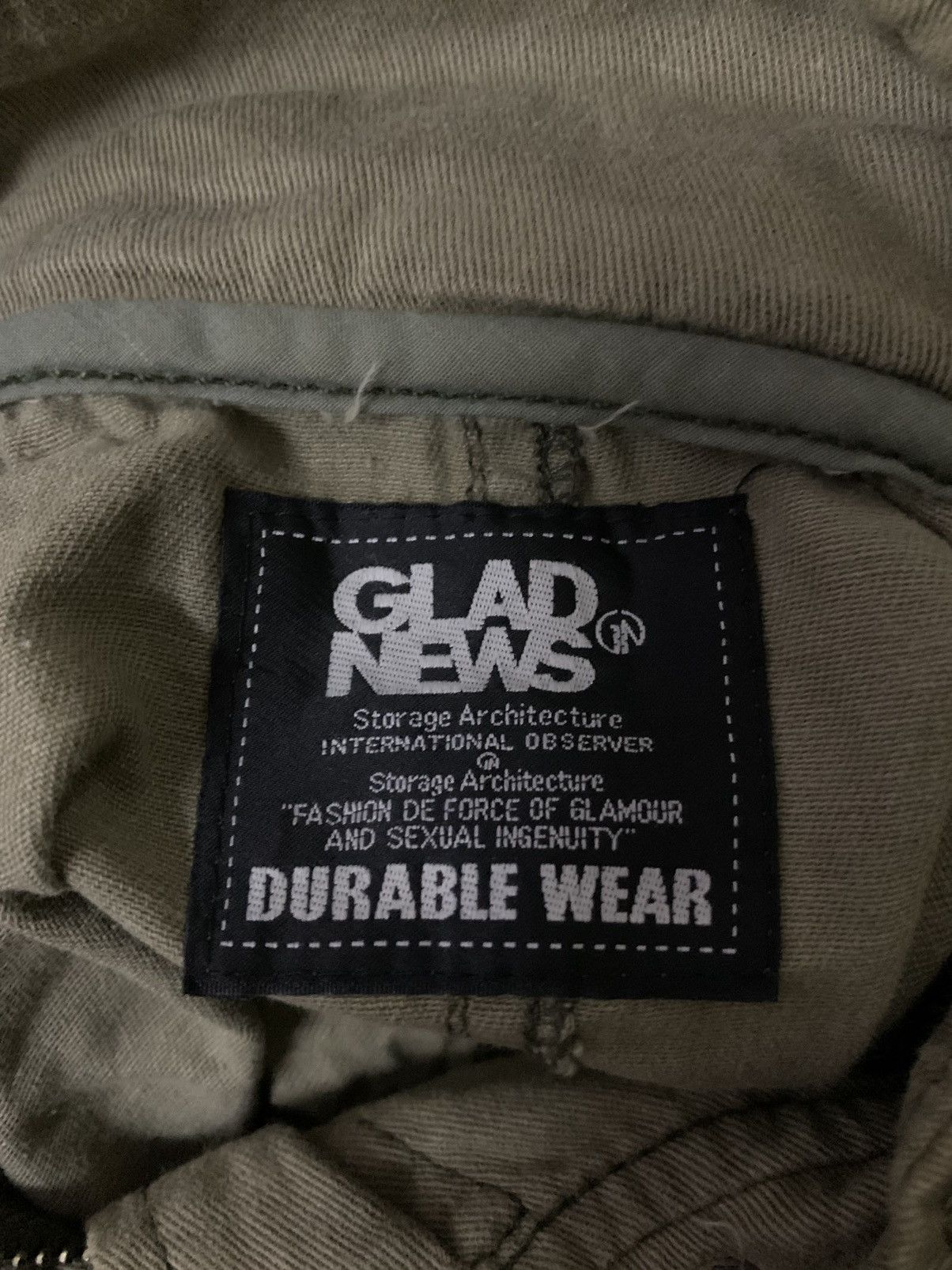 Le Grande Bleu (L.G.B.) Avant Garde Gled News Military Gorpcore Hoodie Jacket Size S / US 4 / IT 40 - 8 Thumbnail