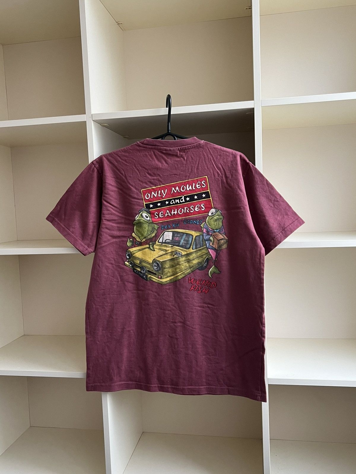 Vintage Vintage Weird Fish Tee T-Shirt Size S Size US S / EU 44-46 / 1 - 2 Thumbnail