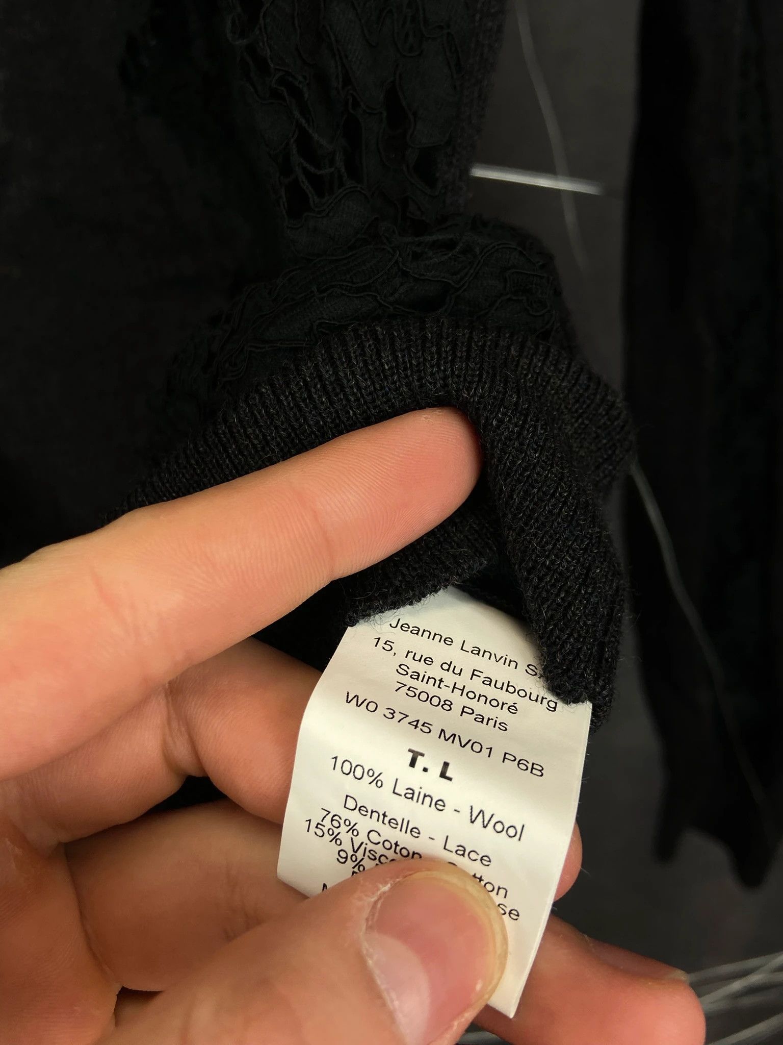 Lanvin Lanvin Wool Cardigan Made in Italy Women Size M / US 6-8 / IT 42-44 - 3 Thumbnail