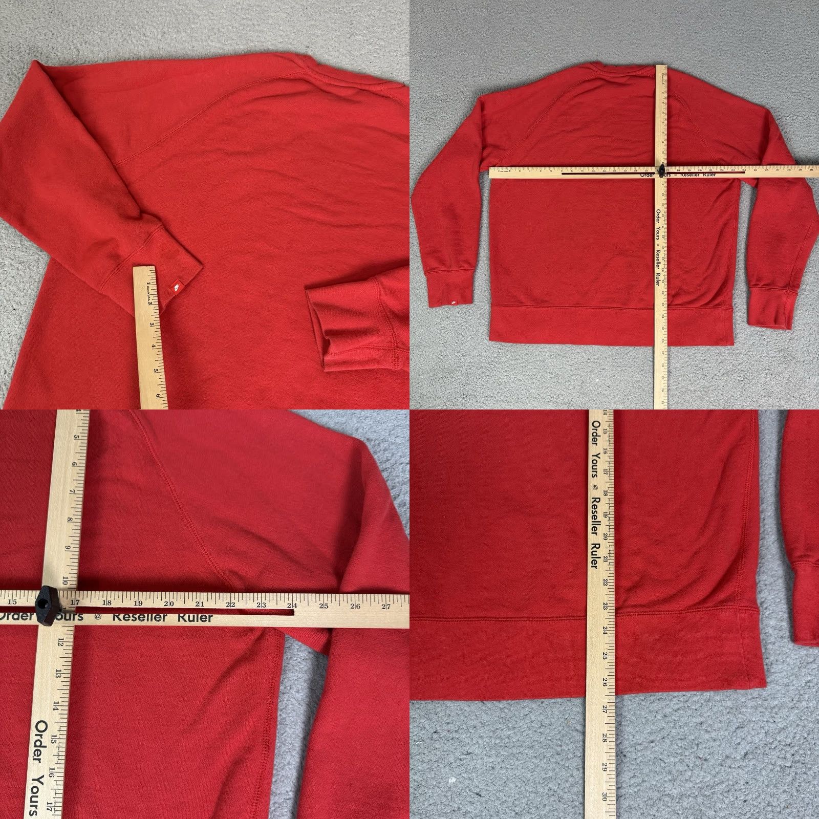 Nike VINTAGE Nike Sweatshirt Mens XL Red Embroidered Pullover Swoosh Crewneck 90s Vtg Size US XL / EU 56 / 4 - 8 Thumbnail
