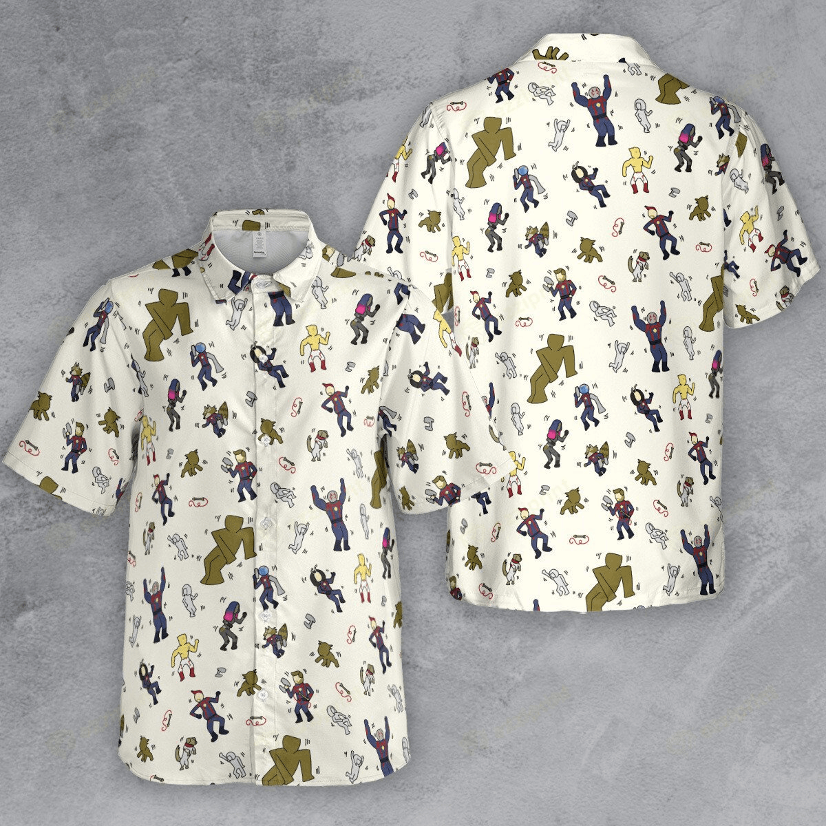 The Unbranded Brand Guardians Of The Galaxy Dance Move Button Down Shirt Size US M / EU 48-50 / 2 - 4 Thumbnail
