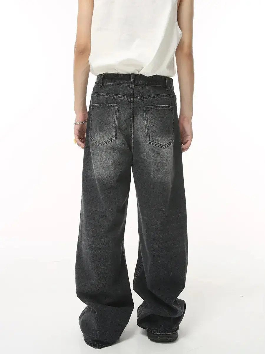 Japanese Brand Retro wide leg loose jeans Size US 32 / EU 48 - 2 Thumbnail