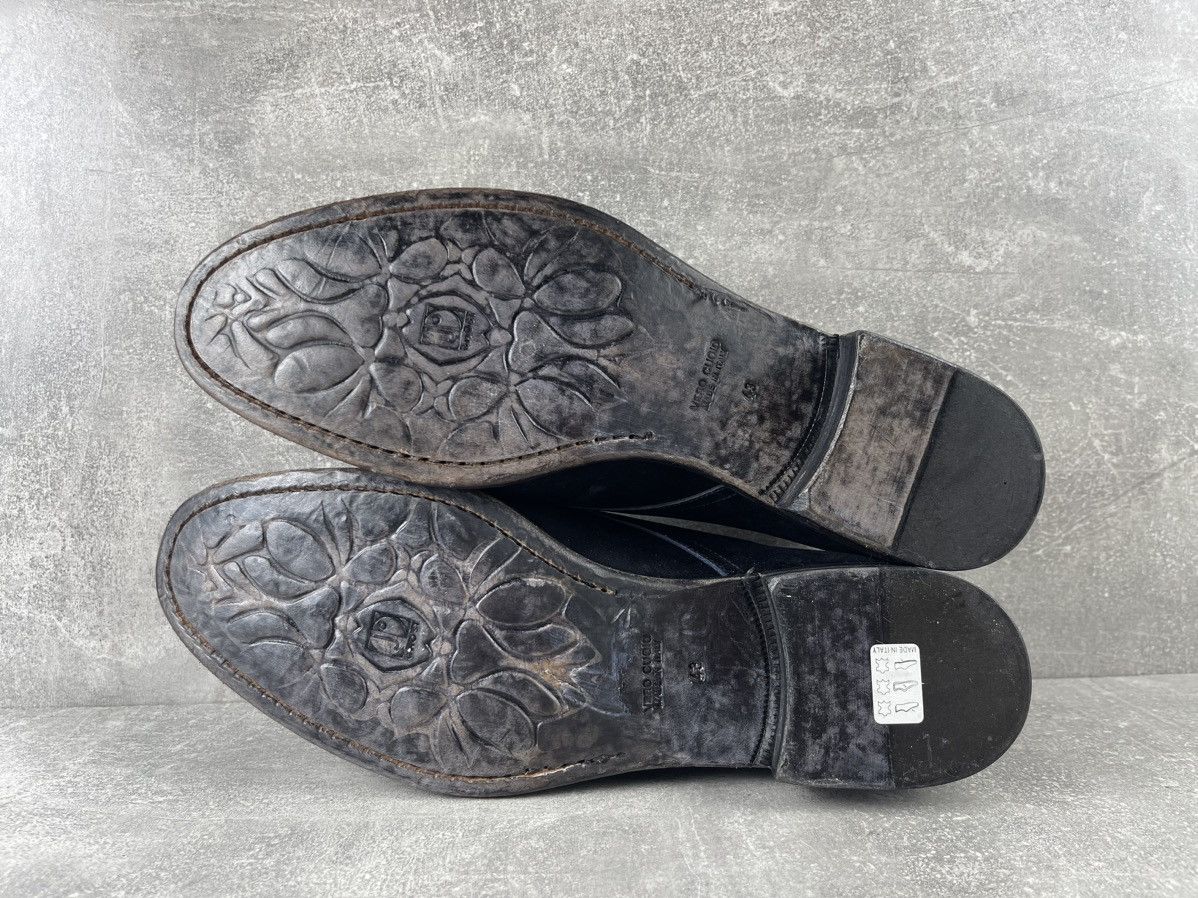 Jo Ghost Jo Ghost Avant Garde Distressed Velvet Derby Shoes Black Size US 12 / EU 45 - 7 Thumbnail