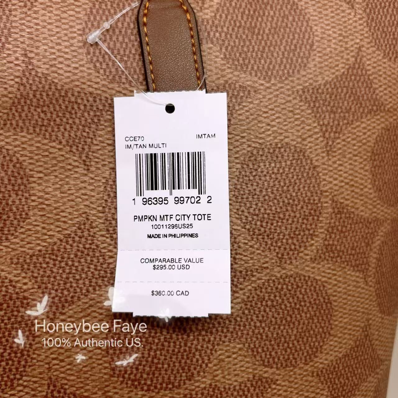 Coach City Tote Bag In Signature Canvas With Halloween Print CCE70 Size ONE SIZE - 6 Thumbnail