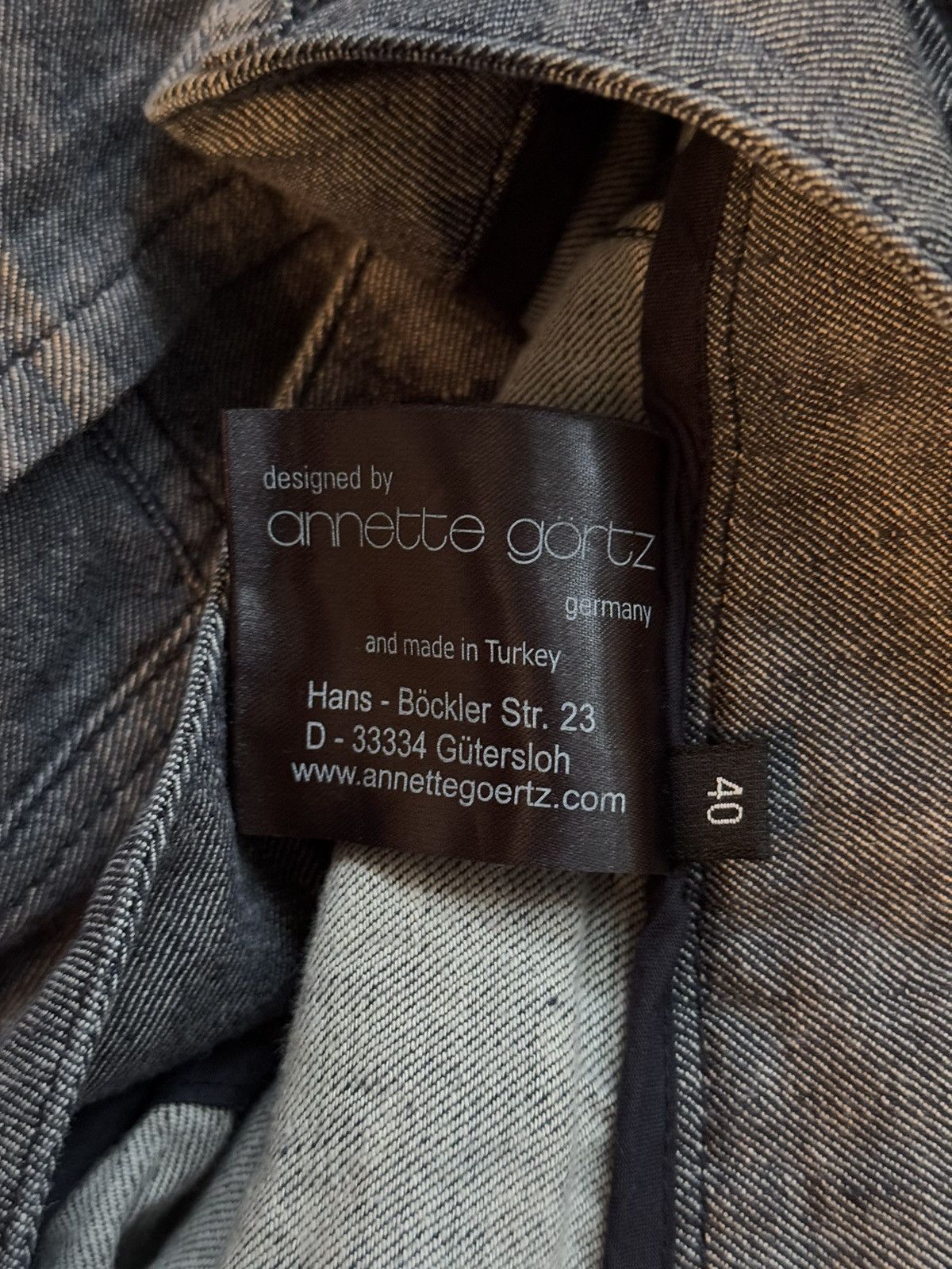 Annette Gortz Annette Gortz avant garde denim pants Size 27" / US 4 / IT 40 - 8 Thumbnail