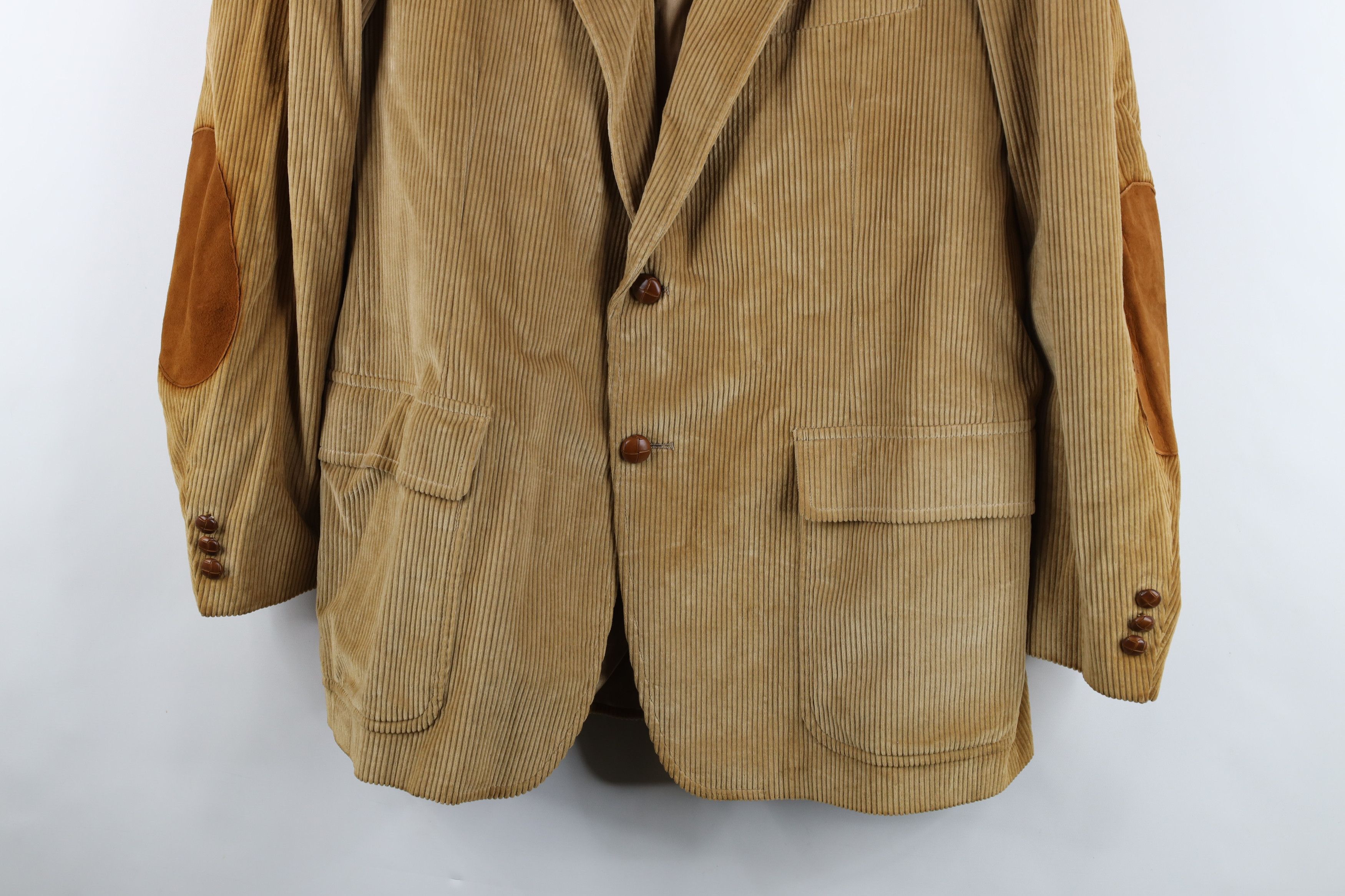 Vintage Vintage 60s 70s Palm Beach Patch Corduroy Suit Coat Blazer Size US XXL / EU 58 / 5 - 3 Thumbnail