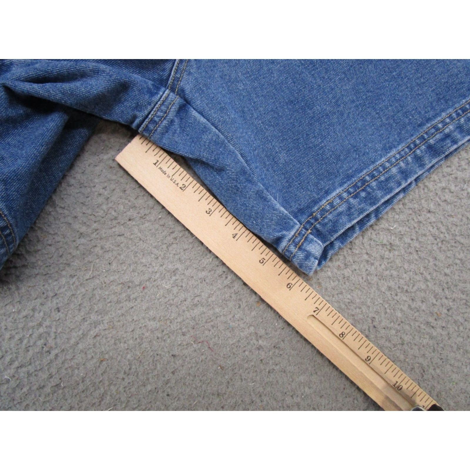 Vintage VINTAGE County Seat High Waisted Mom Blue Denim Jean Shorts Size 4 90s 5-Pocket Design Womens Jeans Shorts Silhouette Classic 90s Size 27" / US 4 / IT 40 - 5 Thumbnail