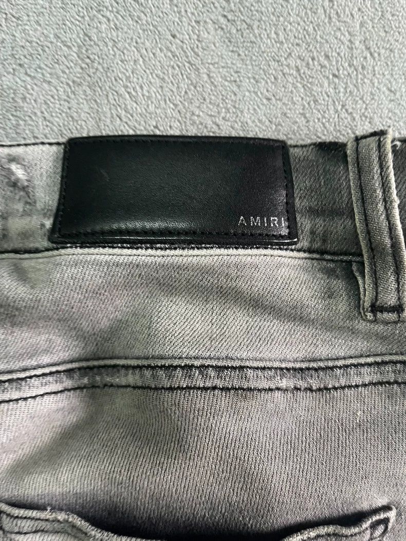 Amiri Amiri16og gray patchwork destruction genuine 2503-Nextarrow Size US 33 - 8 Thumbnail